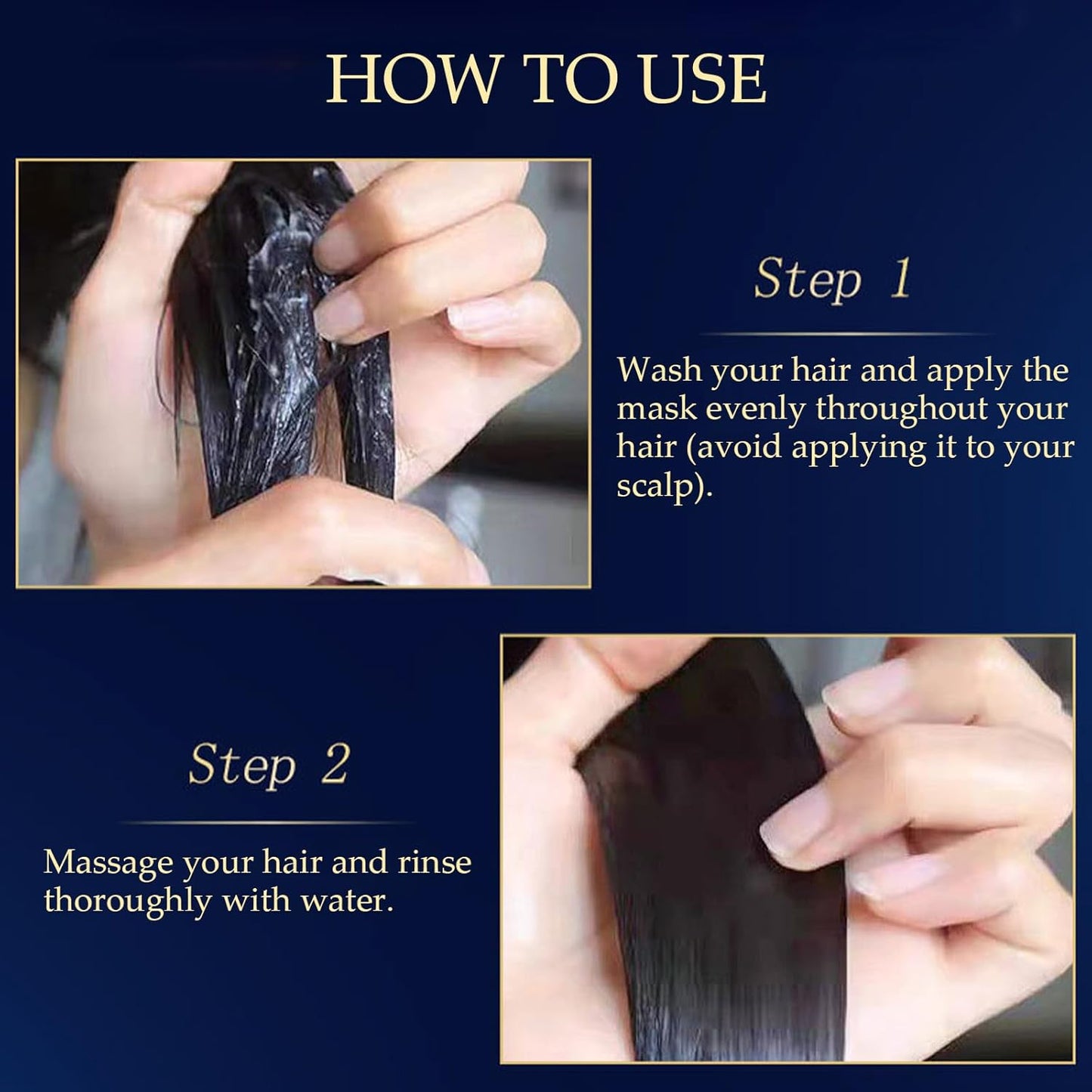 Korean Caviar Hair Mask - Deep Repair Moisture Masque for Dry, Damaged Hair | 16.9 fl. oz.