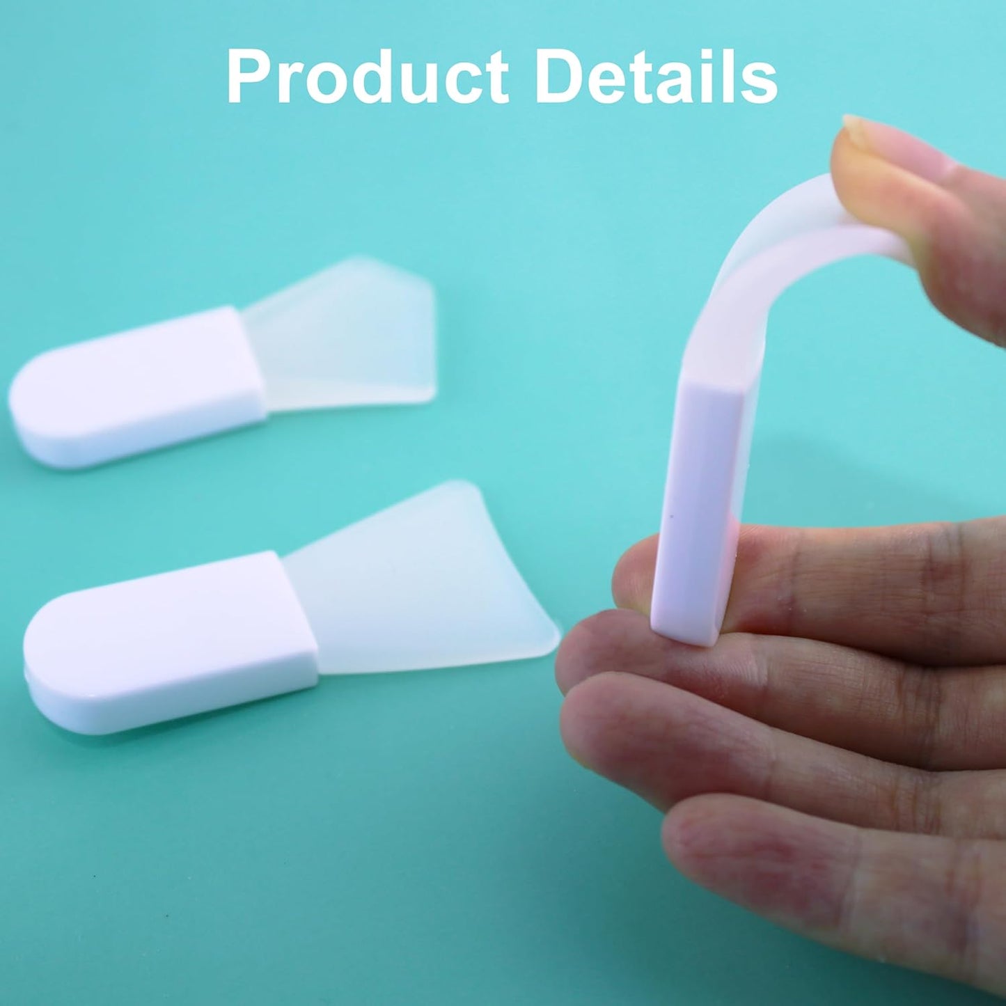 Silicone Face Mask Applicator Brush Set - 4 Pcs Portable Beauty Tools for Mud, Clay & Eye Masks | Ideal for Skincare