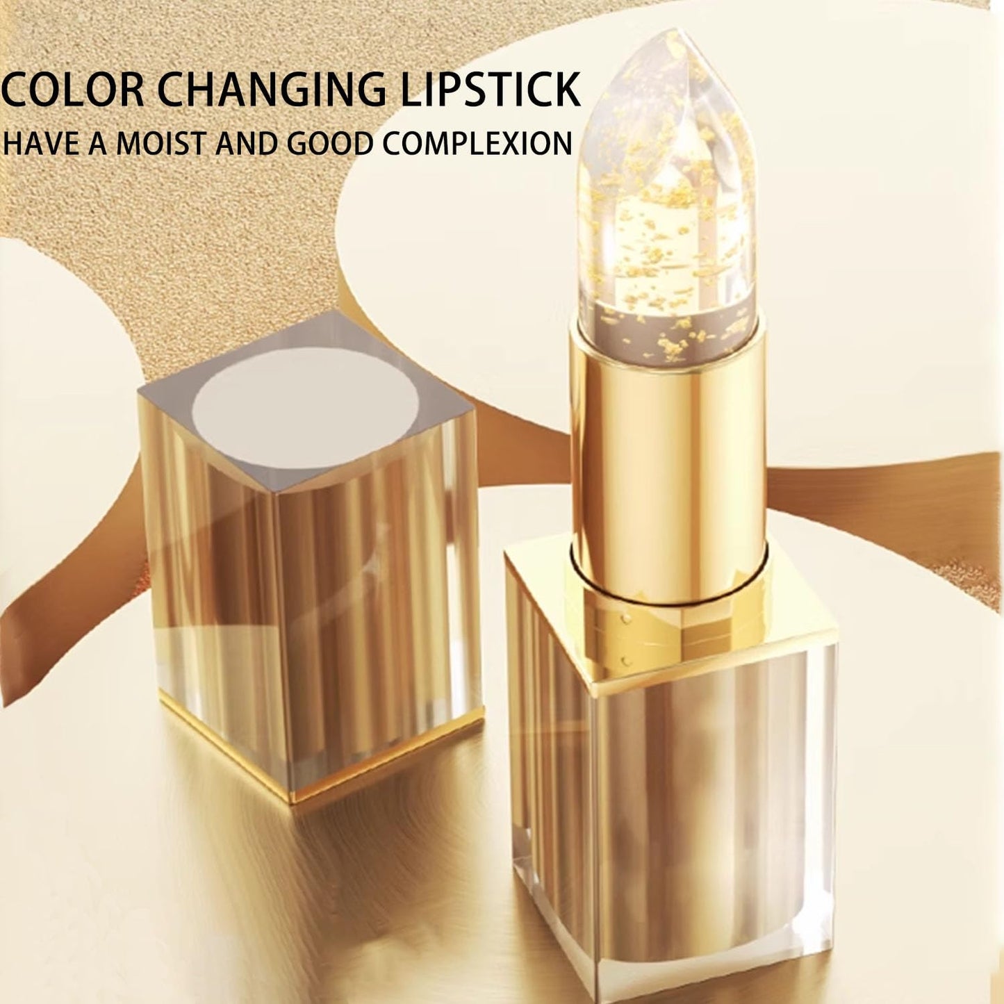 Color Changing Lipstick, Clear Lipstick That Changes Color,Long Lasting 24 Hours Moisturizing Glossy Shine Lip Gloss for Women