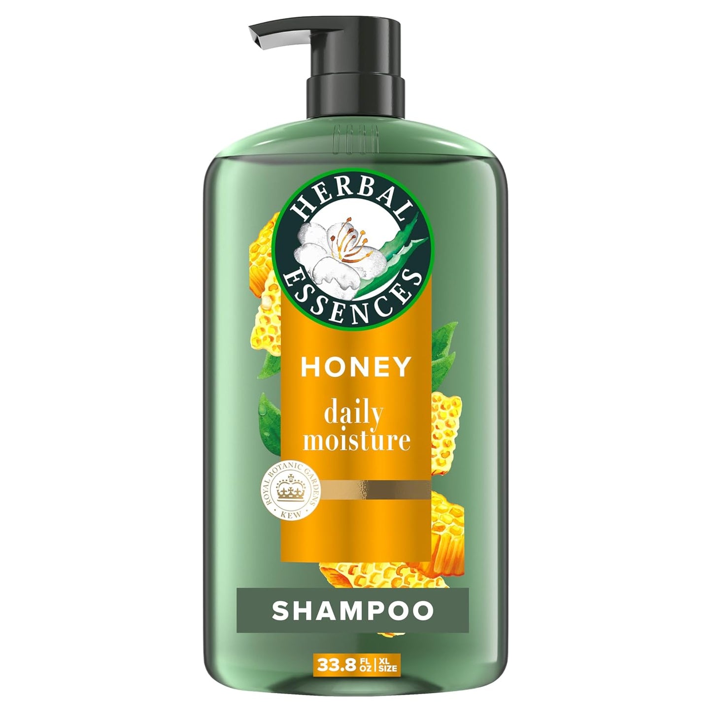 Herbal Essences Sulfate Free Shampoo - Daily Moisture & Nourishment with Honey, Aloe Vera & Camellia Oil | 33.8oz