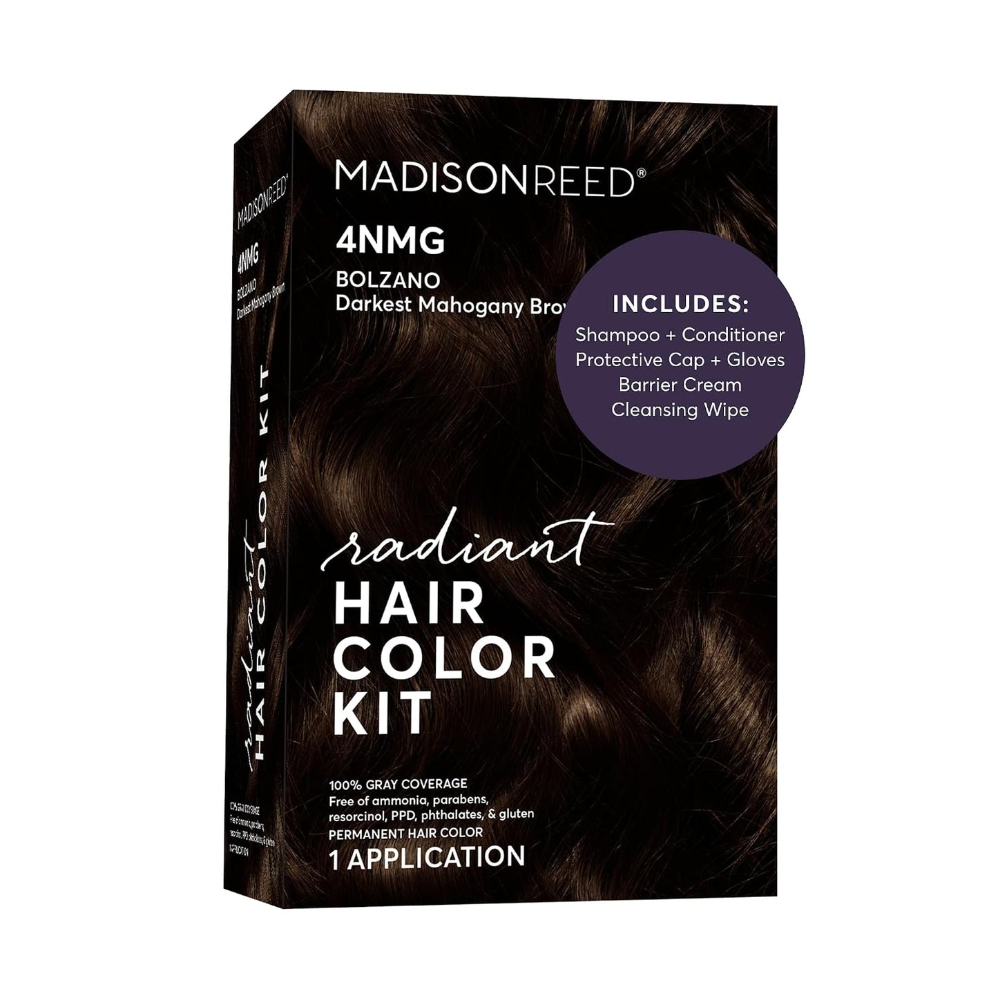 Madison Reed Radiant Hair Color Kit - 5RV Dark Garnet Red | Vivid Permanent Dye for Bold Color & Maximum Shine