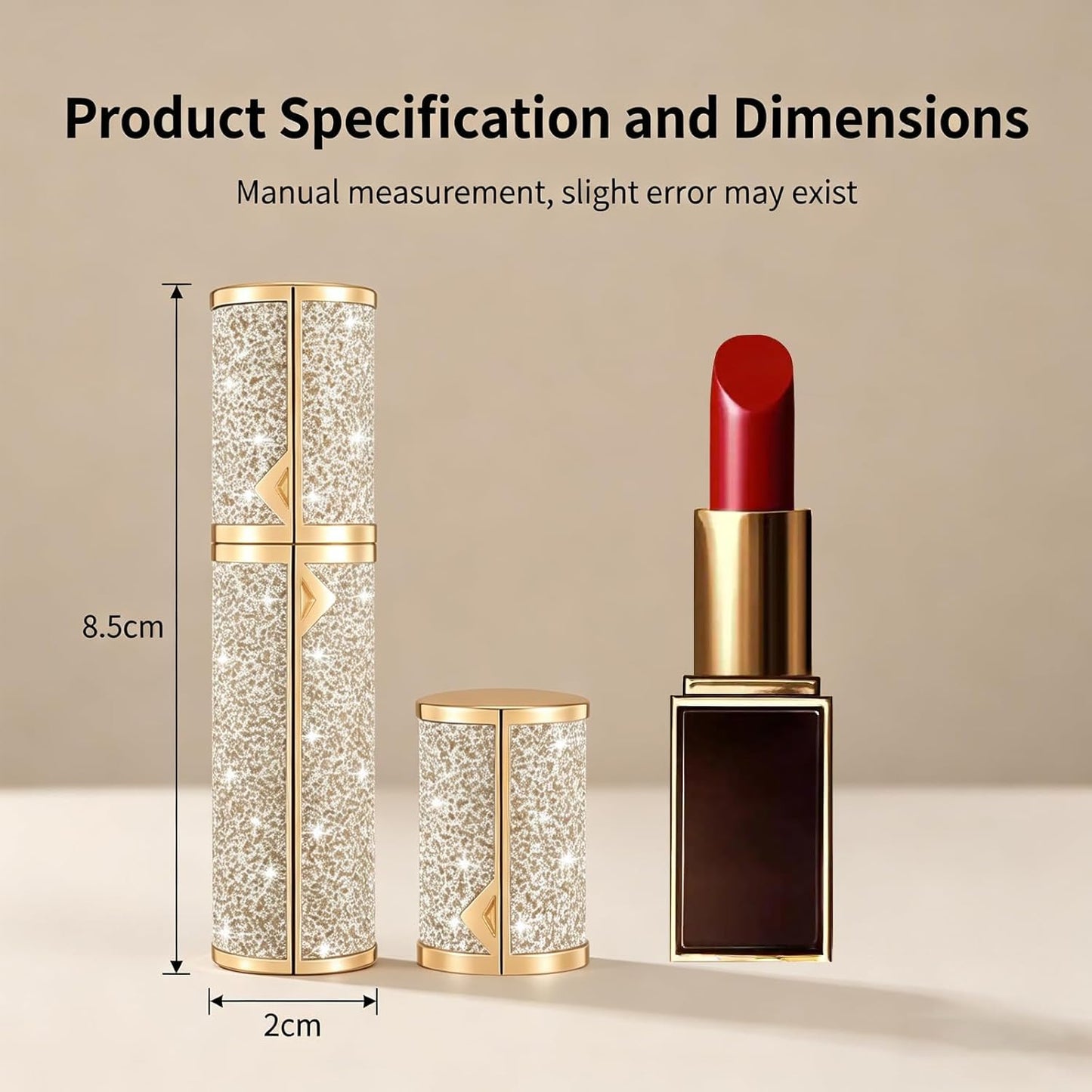 Refillable Travel Perfume Bottle - 5ml Leak-Proof TSA Atomizer | Perfect Valentine's Day Gift