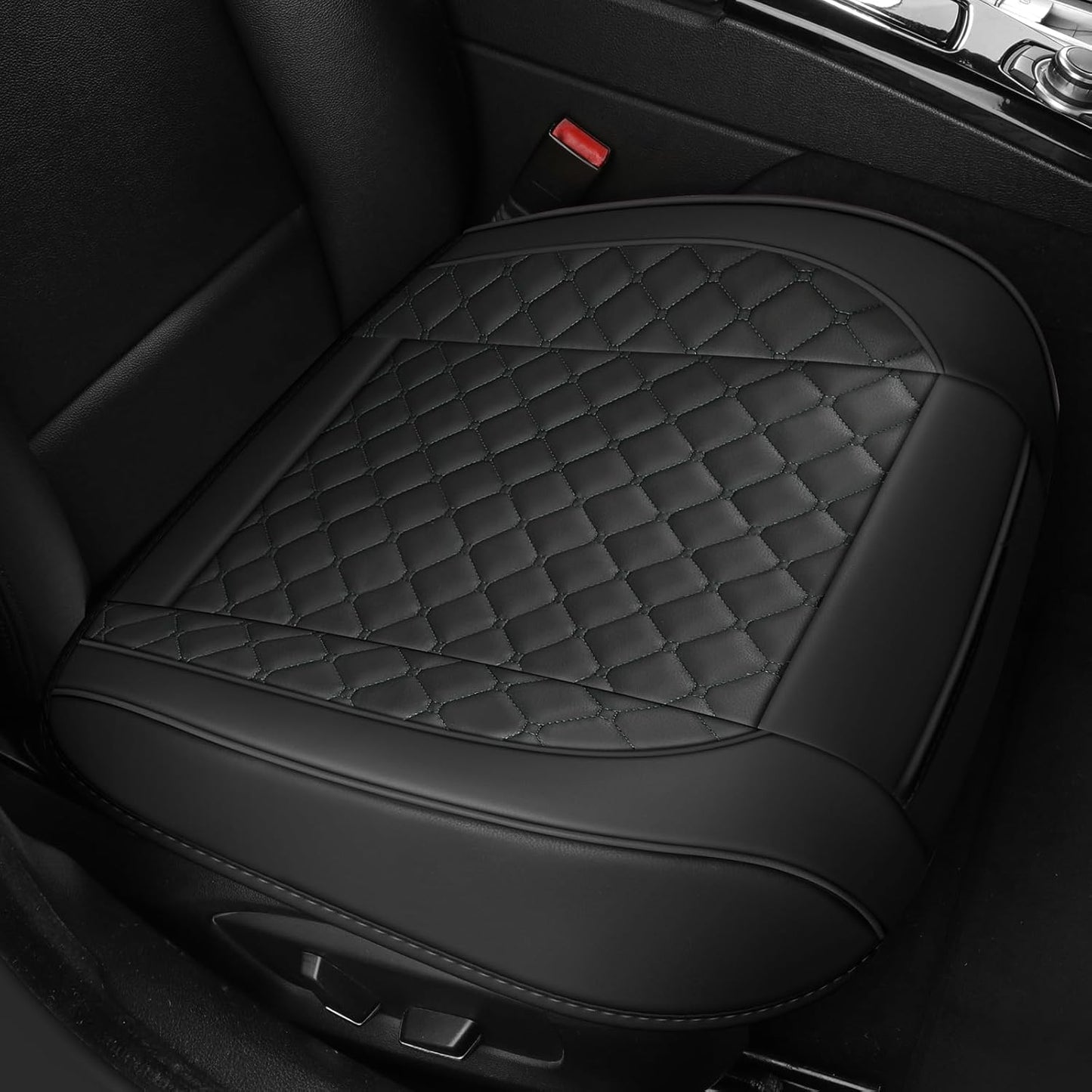 Car Seat Covers - Waterproof Leather Protector for Universal Fit | 2-Piece Set in Grey