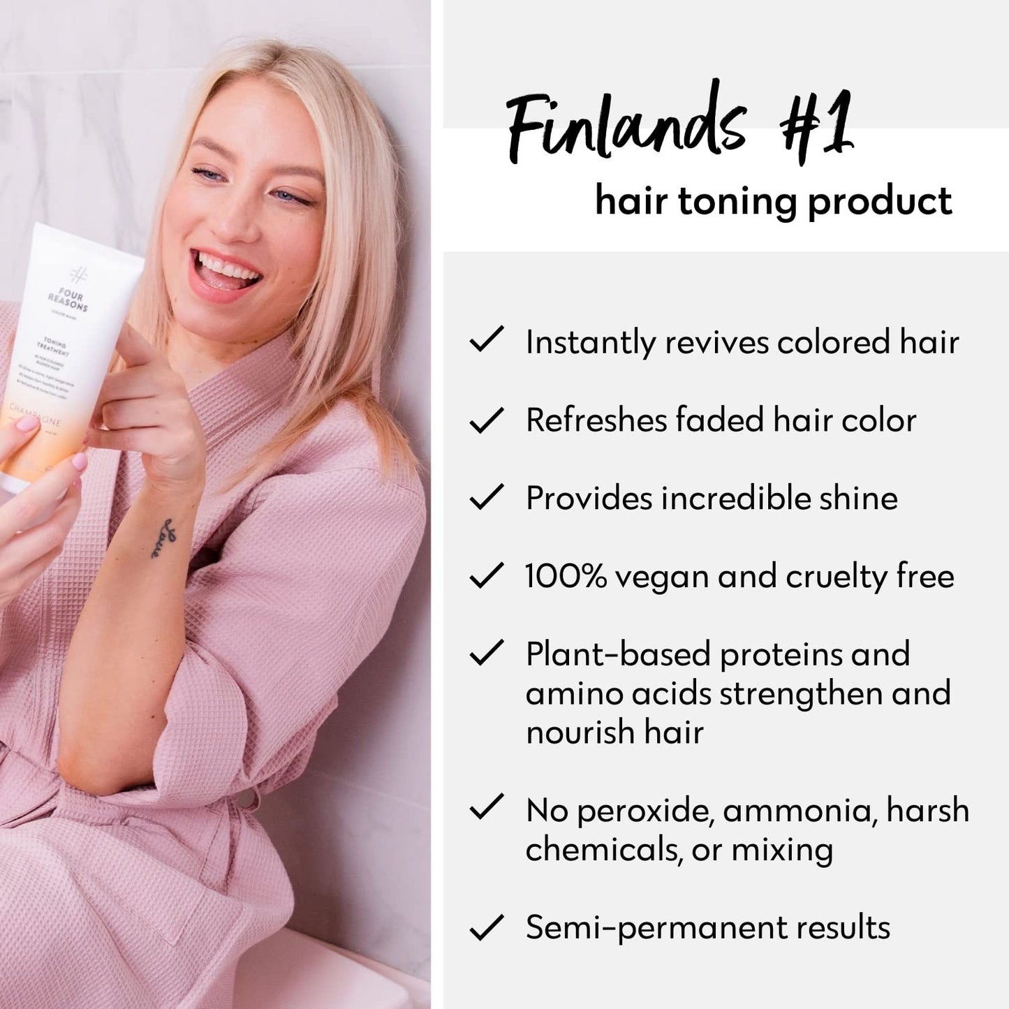 FOUR REASONS Color Mask, Caramel - Color Depositing Conditioner