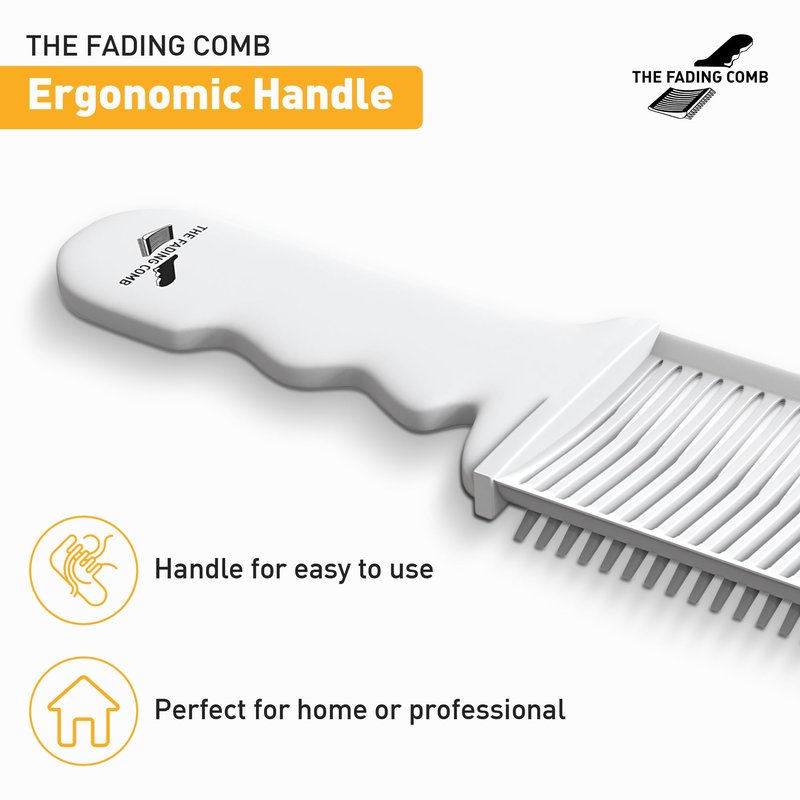 The Fading Comb - Original Fade Comb - The Easiest Way To Fade Hair, Barber Haircut Tool for At Home, Salon, or Professional Use.