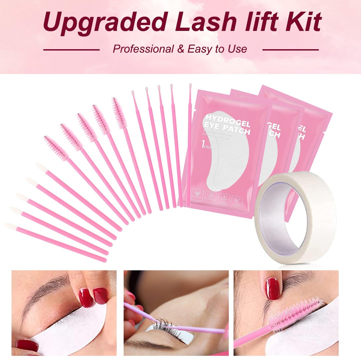 Lash Lift Kit, Eyelash Lift Kit, Professional Eyelash Extensions,Semi-Permanent Curling Lash Perm Kit, Long Lasting Wave Lash Curling for Home or Salon Use Beautify Your Lashes
