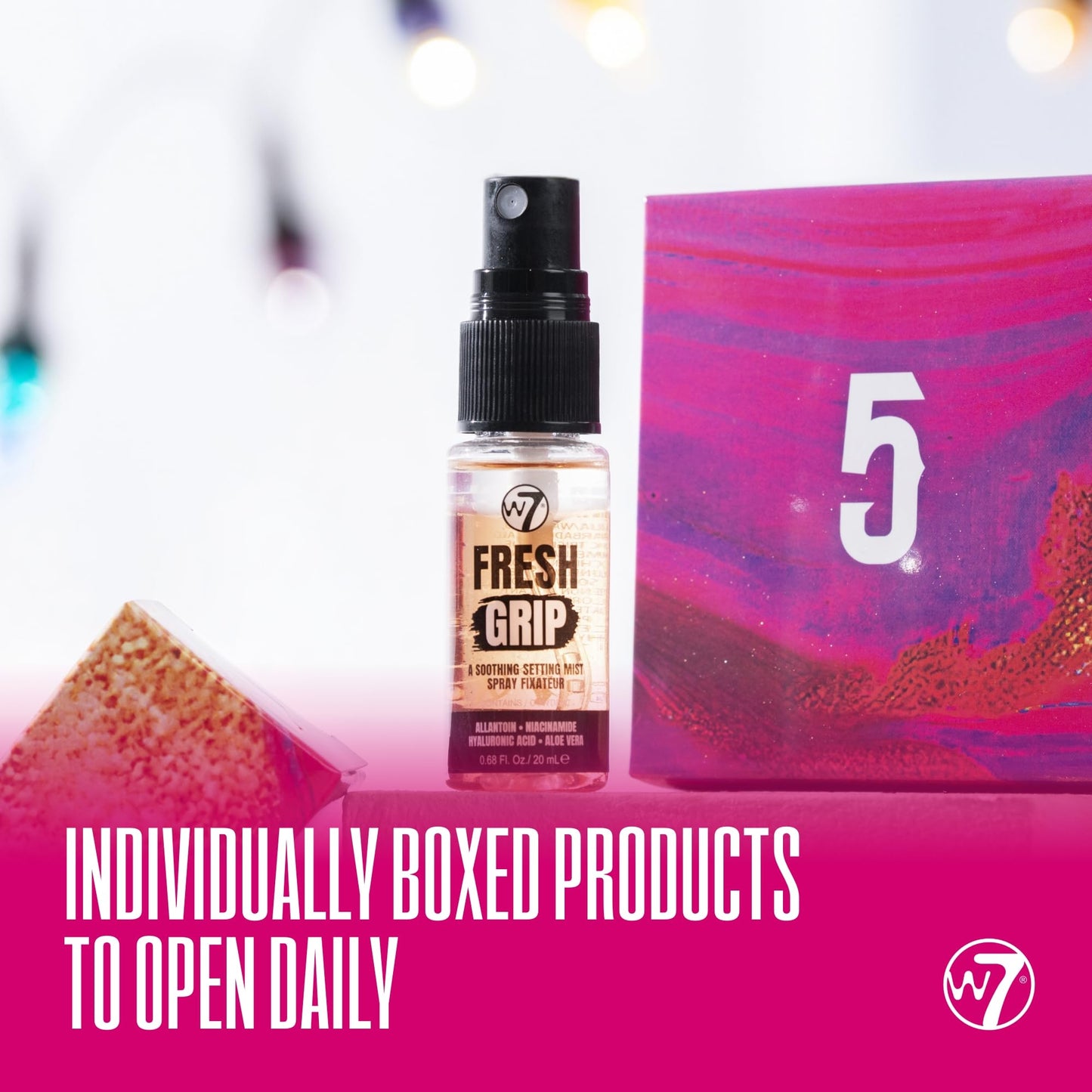 W7 Beauty Blast - Makeup Advent Calendar 2025 - Beauty & Cosmetic Calendar - Individually Boxed Makeup & Cosmetic Surprises For the 24 Days to Christmas - Cruelty Free Gifting