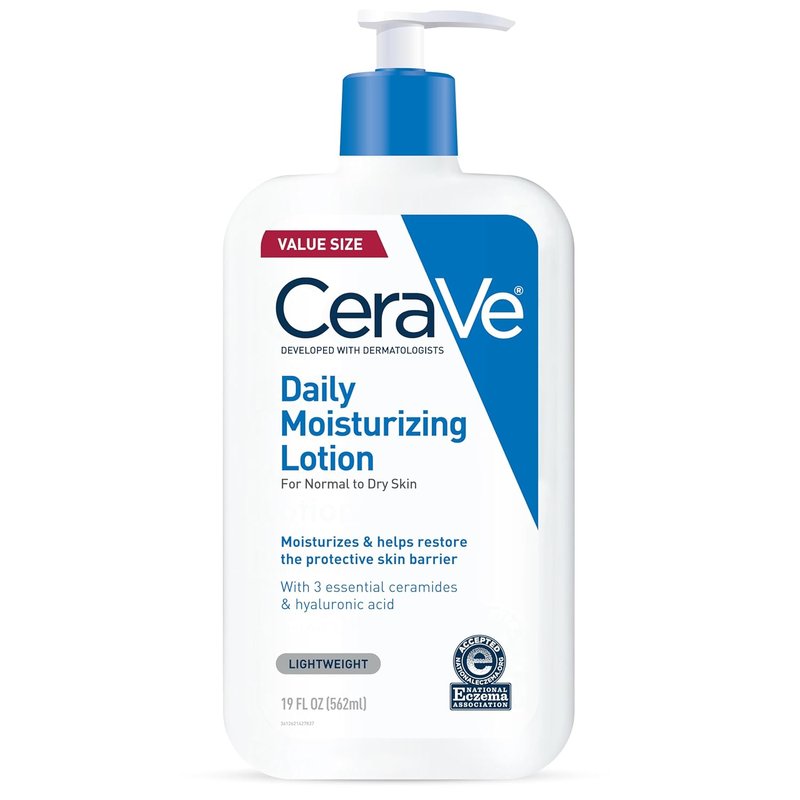 CeraVe Daily Moisturizing Lotion - Hydrating Body & Face Moisturizer with Hyaluronic Acid | Fragrance-Free, 19 Oz