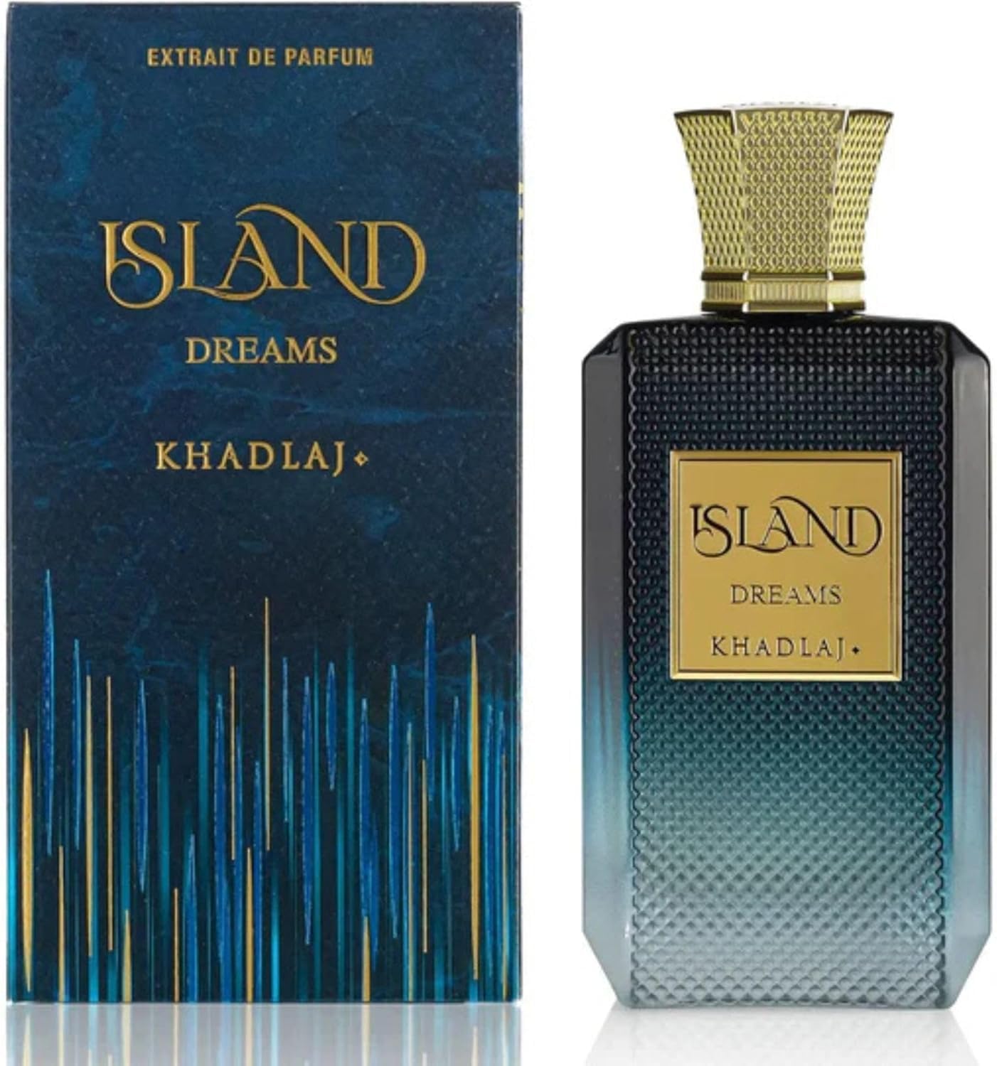 Khadlaj Island Dreams Extrait de Parfum - Long-Lasting Fruity Floral Woody Fragrance | 3.4 oz Unisex