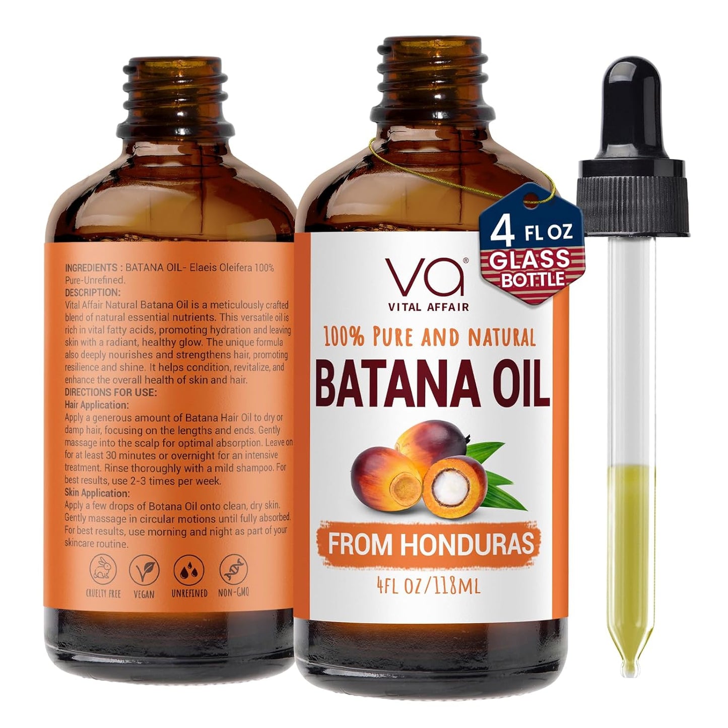 Tea Tree Oil Hair Treatment - Jojoba & Castor Oil Blend for Dandruff Relief - 6 Fl Oz | Strengthens & Volumizes Hair