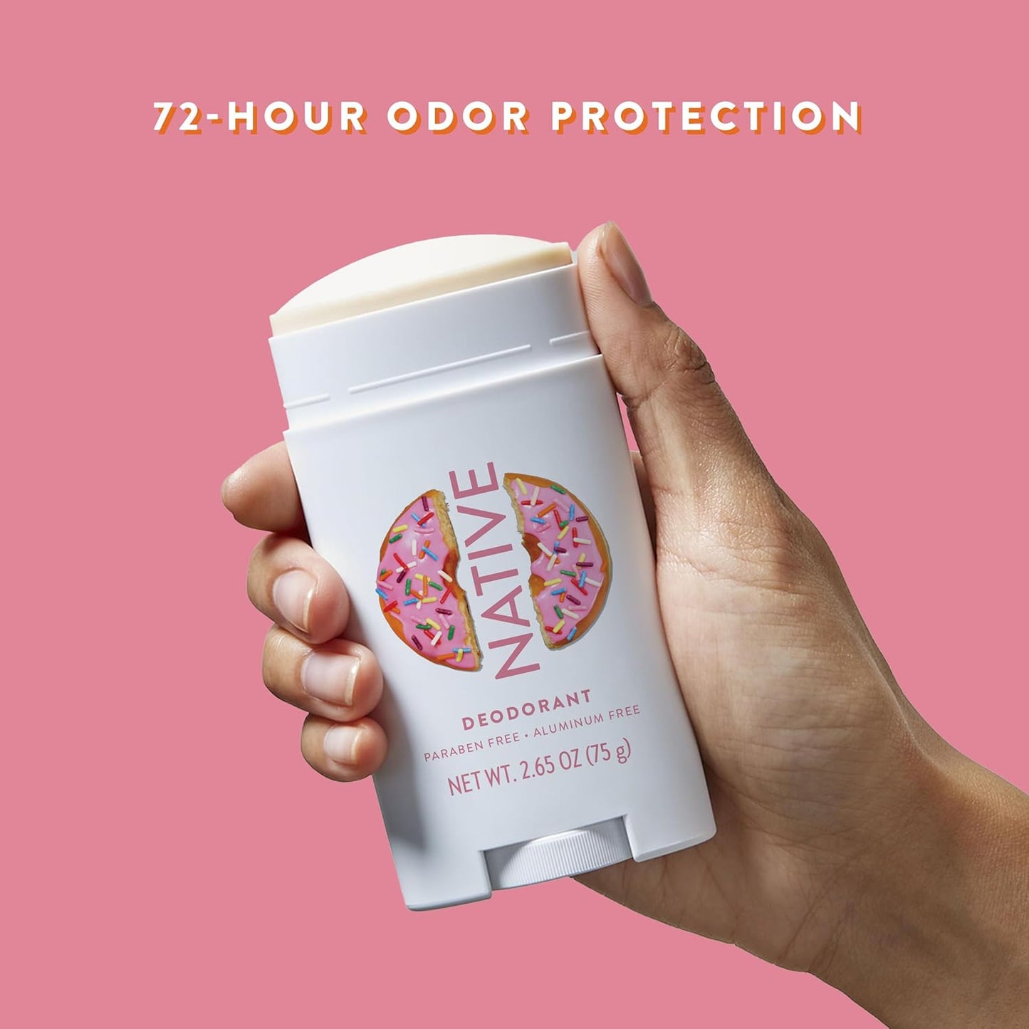 Native Deodorant - Dunkin Donuts Limited Edition | Aluminum-Free, Probiotics & Coconut Oil | Strawberry Frosted 2.65oz