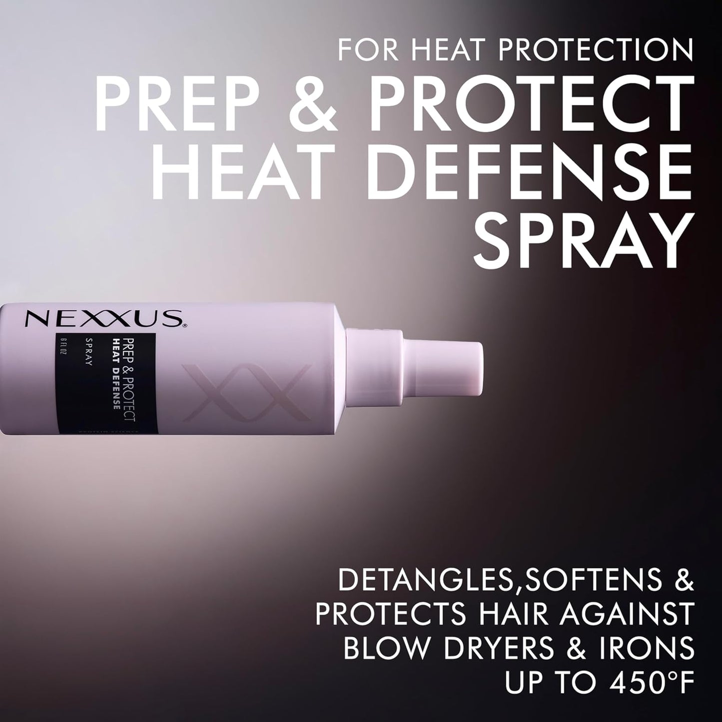 Nexxus Heat Protectant Spray - Nourishing Hair Defense with Styleprotect Technology | 6 oz