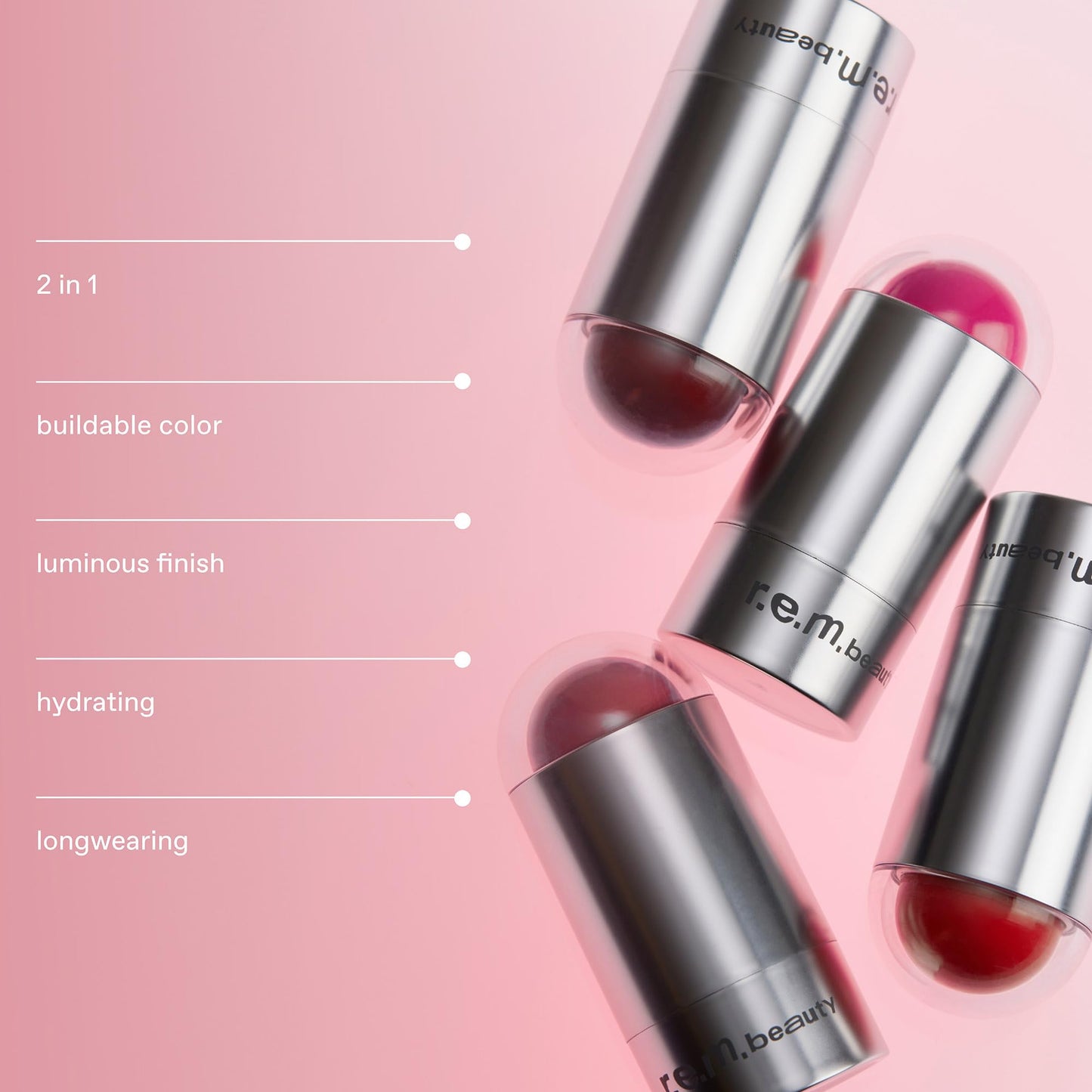 r.e.m. beauty by ariana grande Eclipse Blush Stick in Opening Night | Cream Color Stick | Buildable Luminous Finish | Long Wearing Comfort | Antioxidant Rich & Hydrating Formula