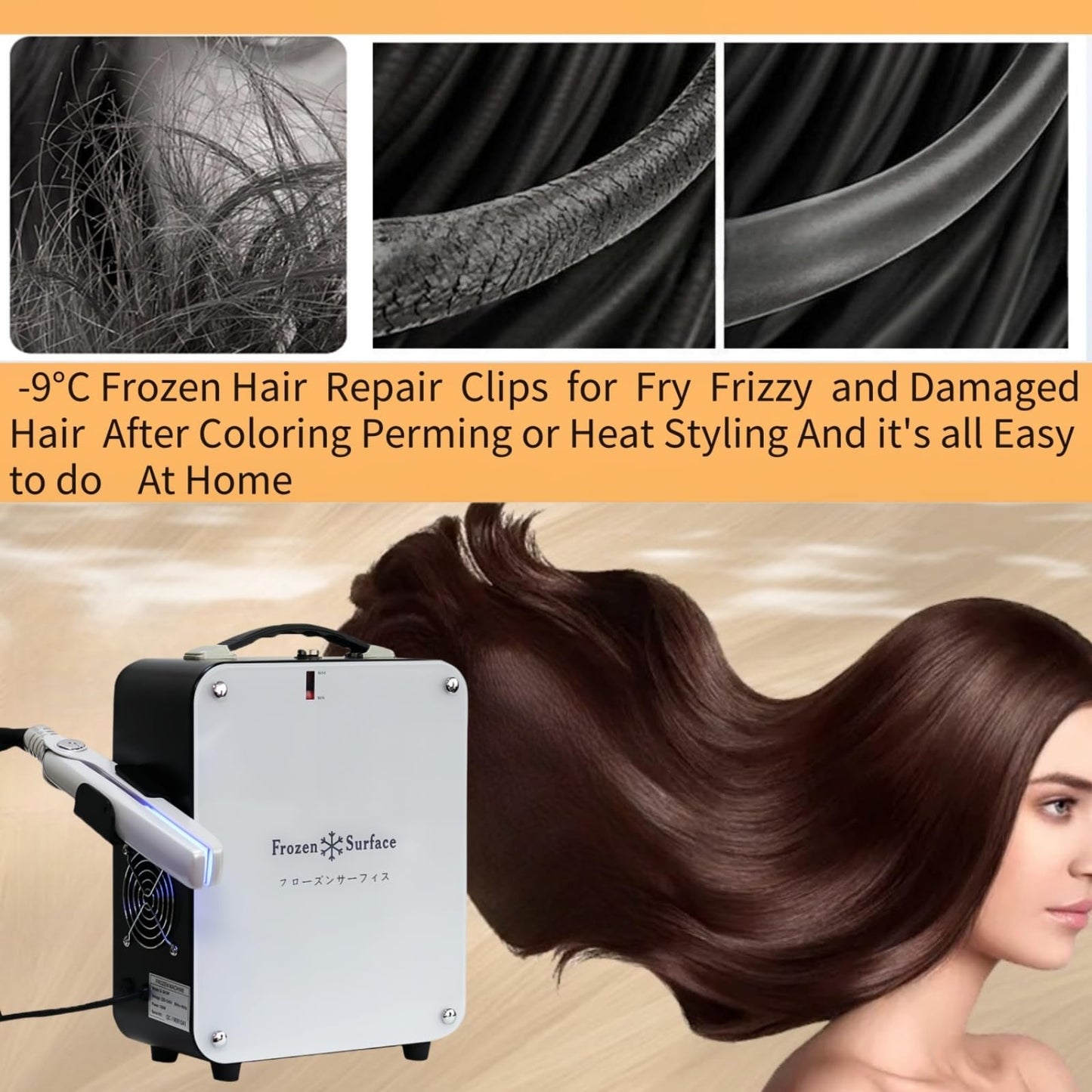 OIYALI Hair cryotherapy Frozen Hair Care-9°C Freezing Technology Repairs Damage Caused by perming and Dyeing