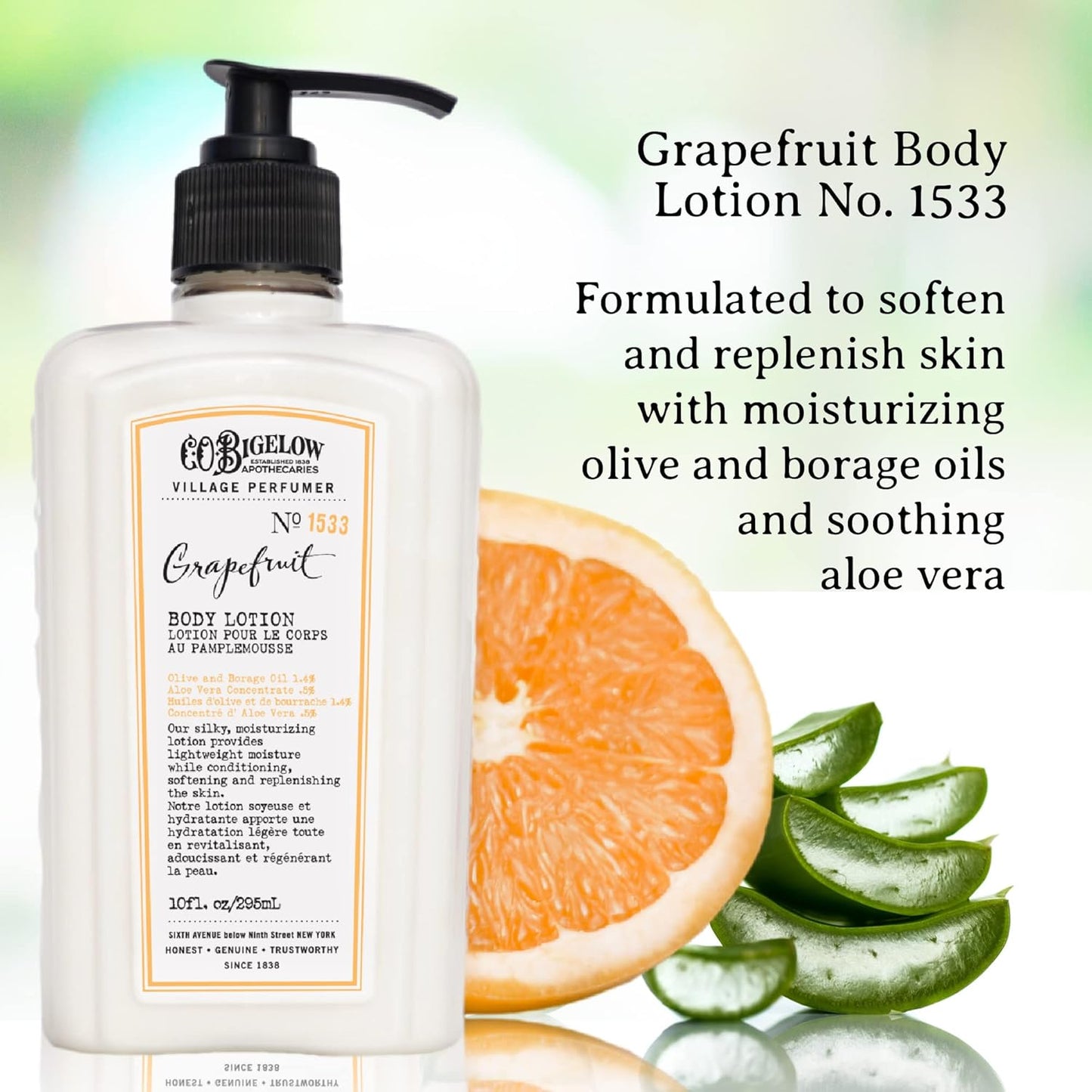 Grapefruit Apothecary Duo Skin Care Gift Set - Body Wash & Lotion | 10 Fl Oz Set of 2