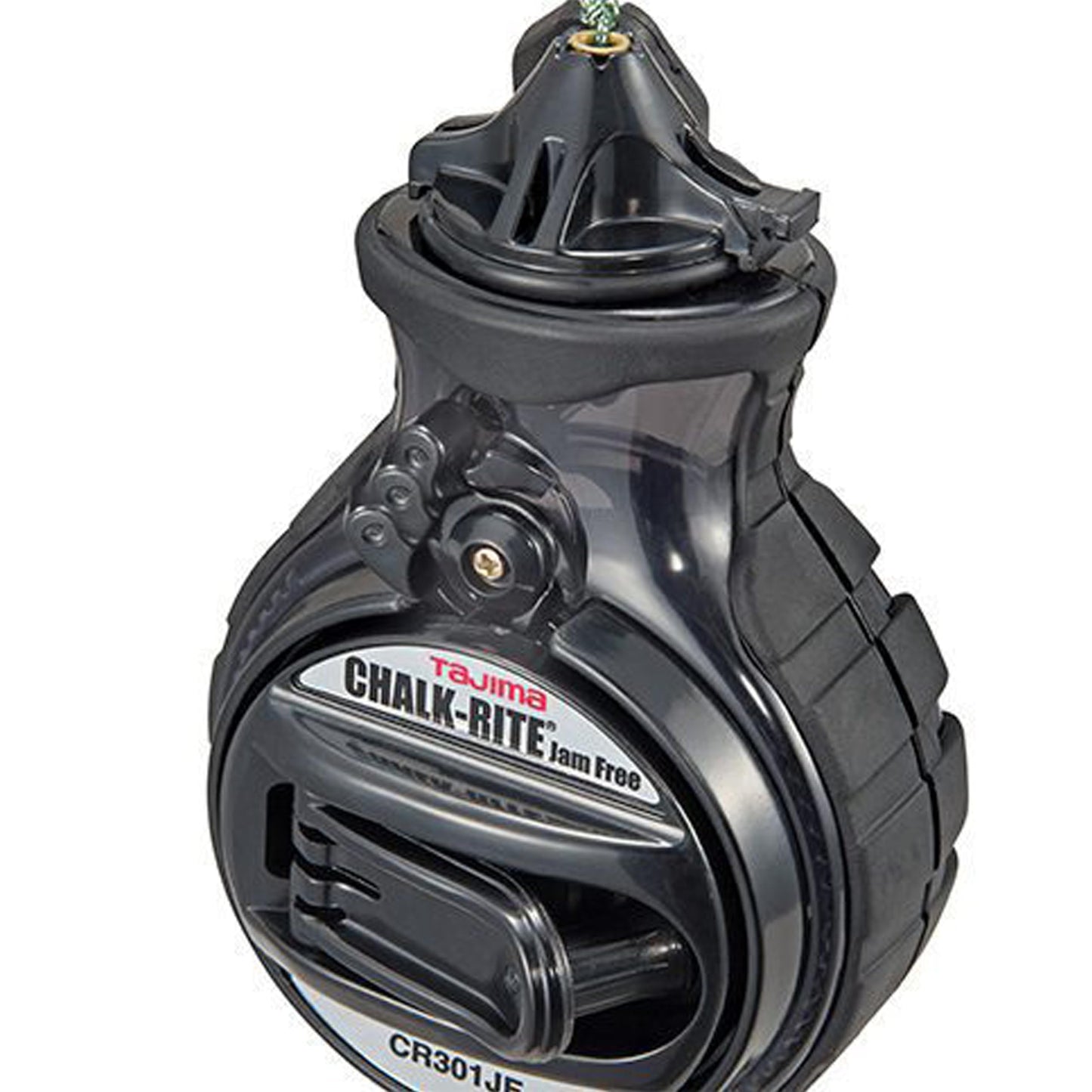 TAJIMA Chalk Line - Chalk-Rite Jam Free Chalk Box with Extra Bold 1mm Snap Line & Five Gear Quick Retrieval - CR301JF