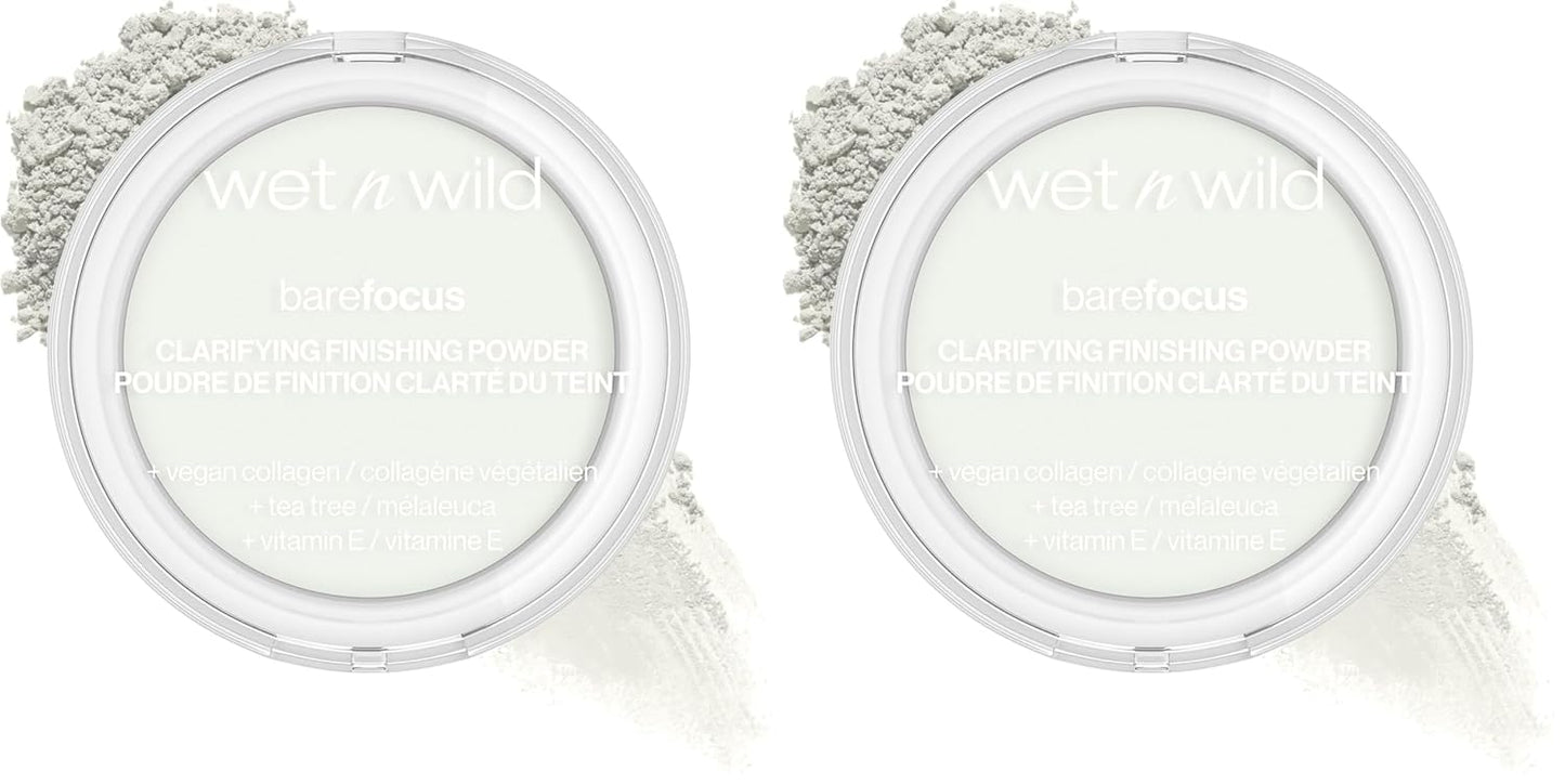 Bare Focus Clarifying Finishing Powder - Matte Pressed Setting Powder | Fair-Light Shade