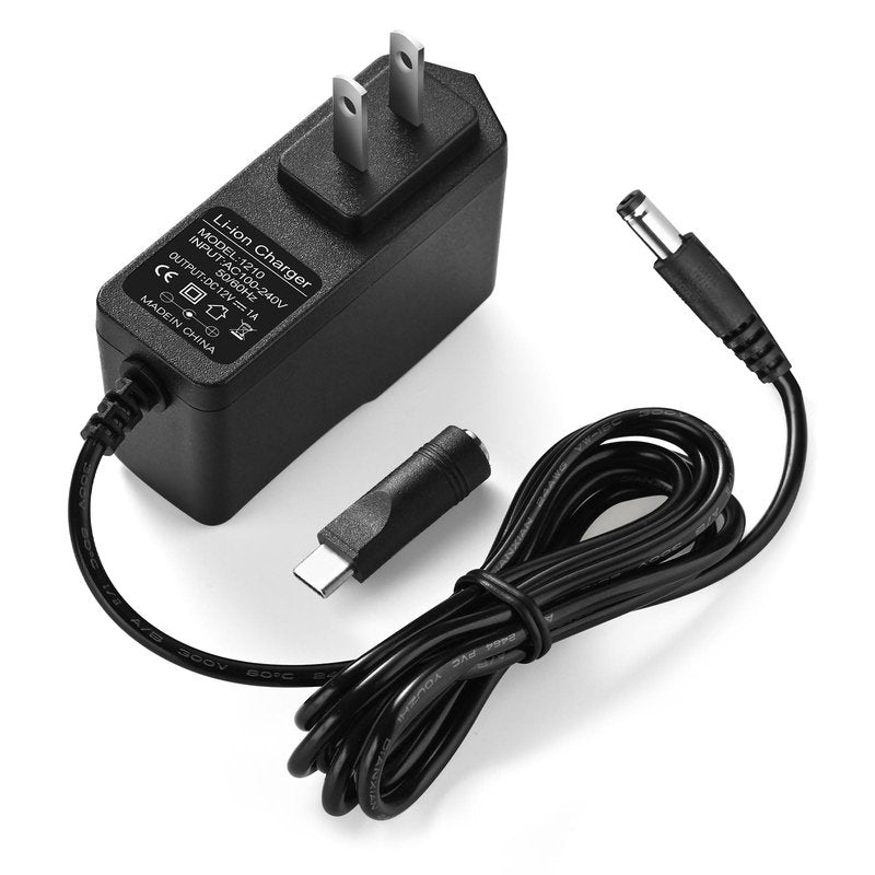 12V Charger AC/DC Power Cord for EverStart Maxx Jump Starte Battery Charger Compatible with AVAPOW Ever Start Max J7CCE J7CE 800A 800 Peak Amps Battery Car Jump Starter