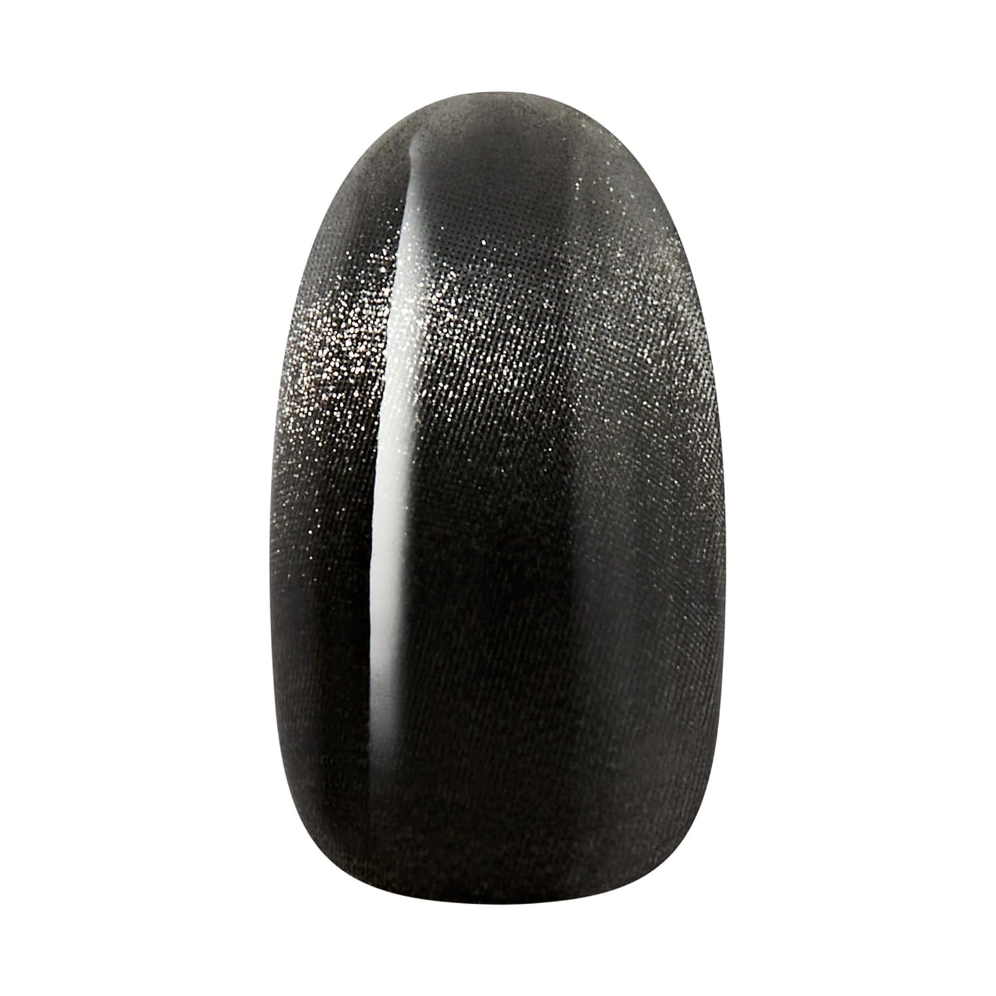 Kiss Impress No Glue Mani Press-On Nails - ColorFX 'Best Wishes' | Black Oval Medium Size, 30 Nails & Accessories