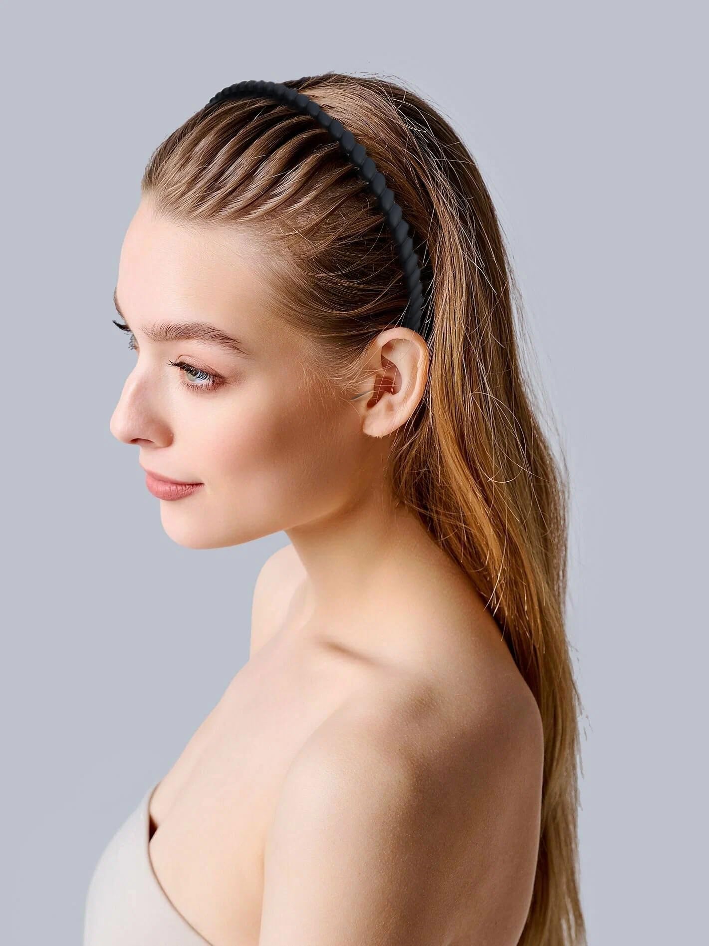 Headbands with Teeth for Women Non Slip, Plastic Comb Headband with Teeth, Head Bands for Women's Hair, Comfortable Hairbands Hair Accessories for Women Girls
