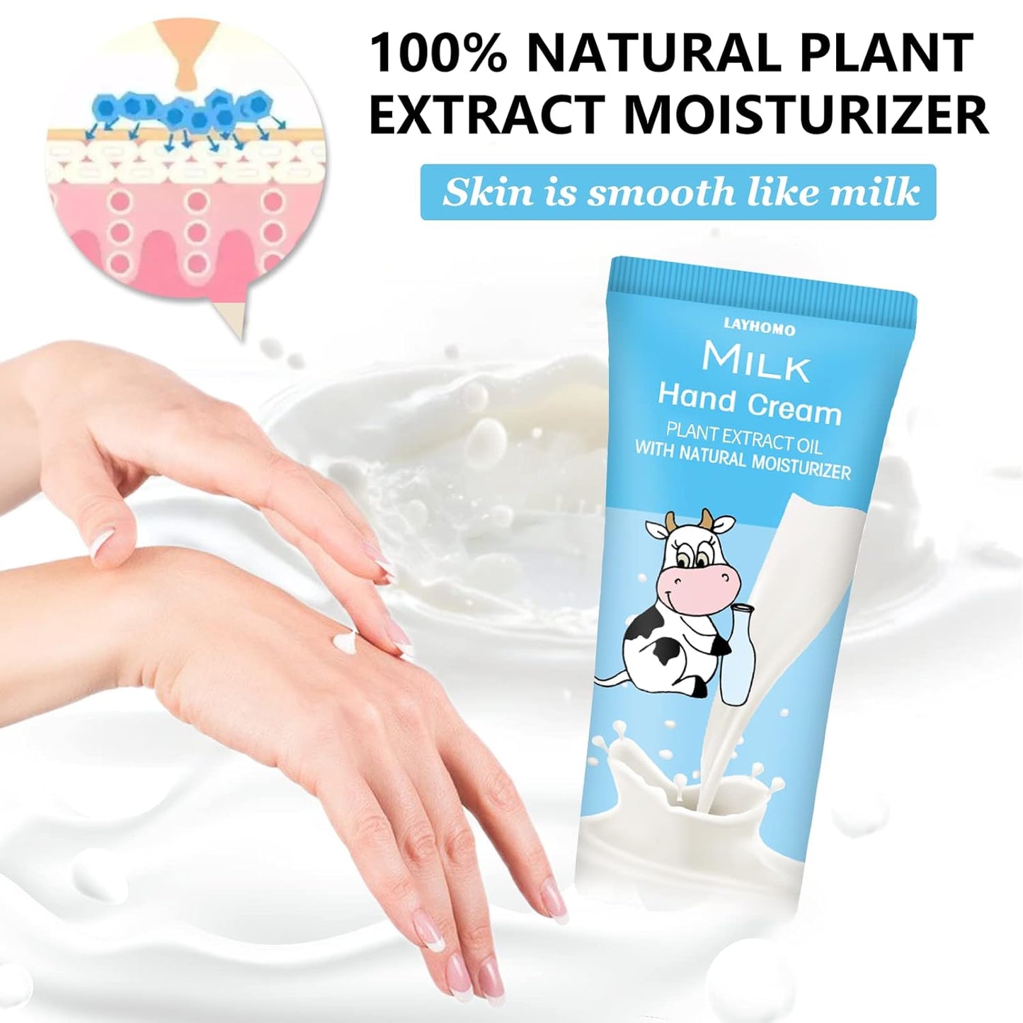 Hand Cream Gift Set - 38 Pack Natural Plant Fragrance | Travel Size Mini Lotion for Dry, Cracked Hands - Perfect for Mother's Day, Nurses Week & Bridesmaids