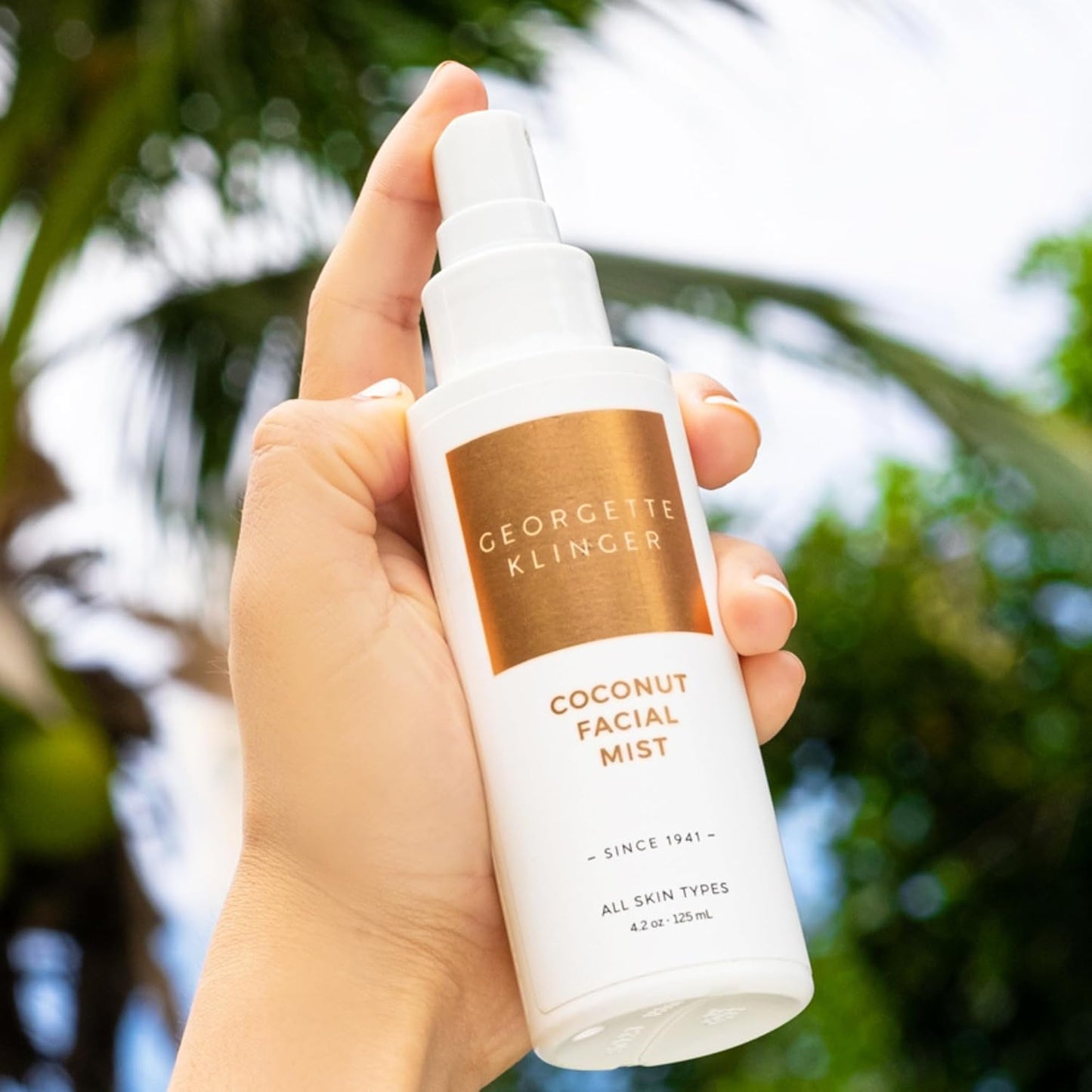 Coconut Facial Mist - Hydrating Makeup Setting Spray with Antioxidants | 4.2 oz