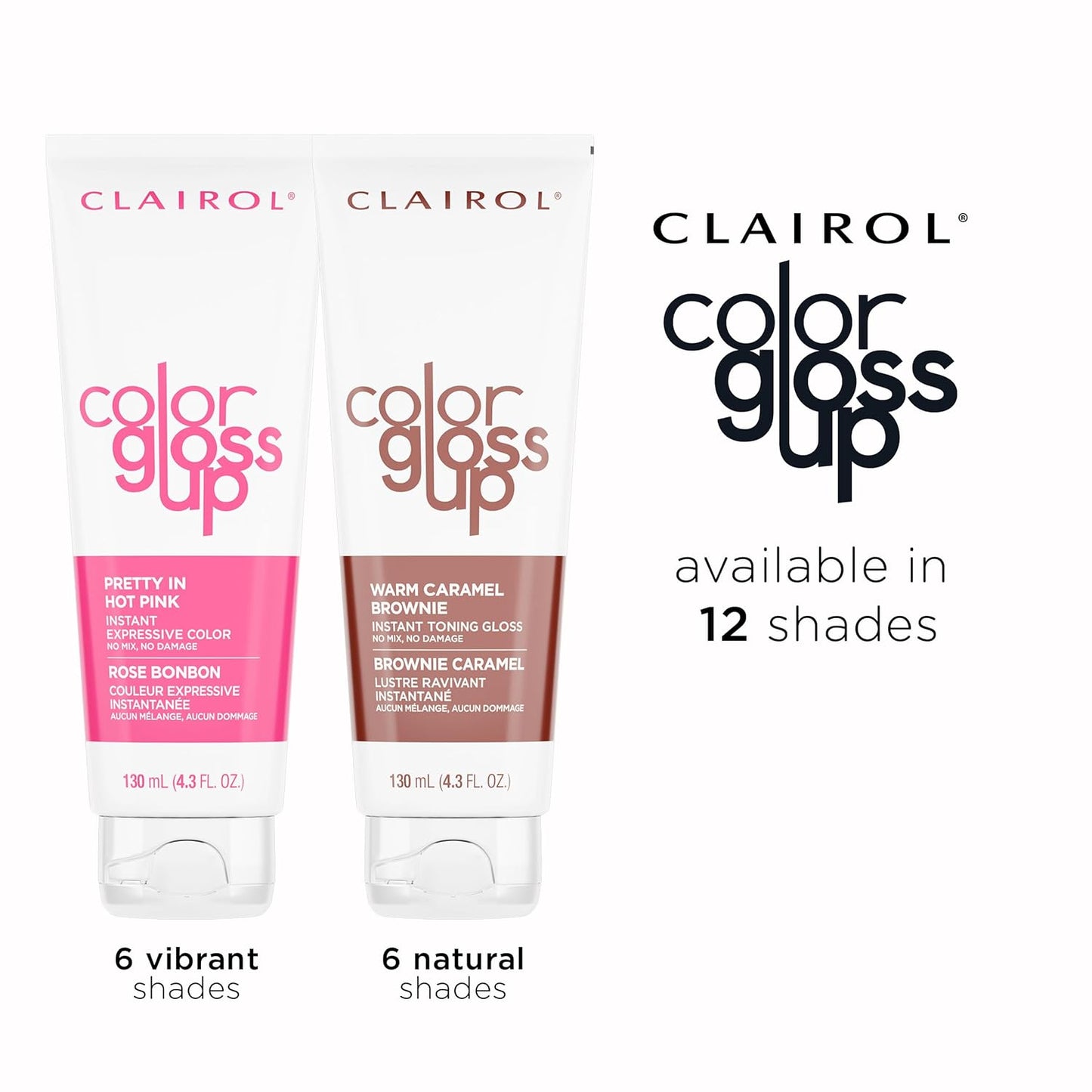 Clairol Color Gloss Up Temporary Hair Dye - Blazing Red | Vibrant Color, Easy Application