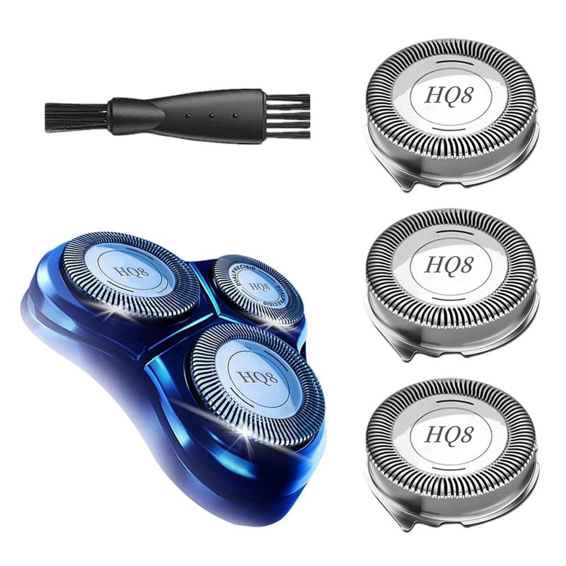 HQ8 Replacement Heads for Philips Norelco - 3 Pcs HQ8 Blades for Norelco Aquatec Shavers PT720 PT730 AT810 AT815 AT830 AT880