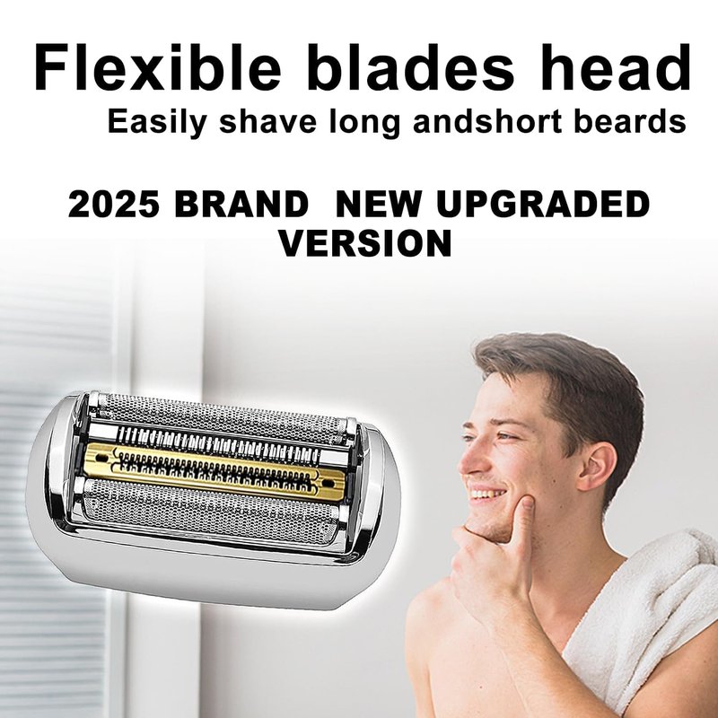 2packs 92S Electric Replacement Shaver Head Series 9 Accessories Shaver Compatible with Braun Series 9 Electric Razors 9290cc, 9291cc, 9370cc, 9293s, 9385cc, 9390cc, 9330s, 9296cc (Upgraded ver.)