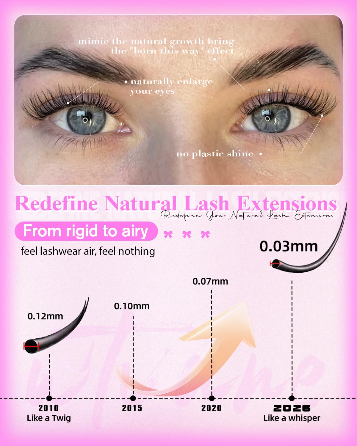 Natural Lash Clusters | Venus Wispy Eyelash Extensions - Invisible Thin Band, 8-16mm DIY Individual Lashes for a Natural Look