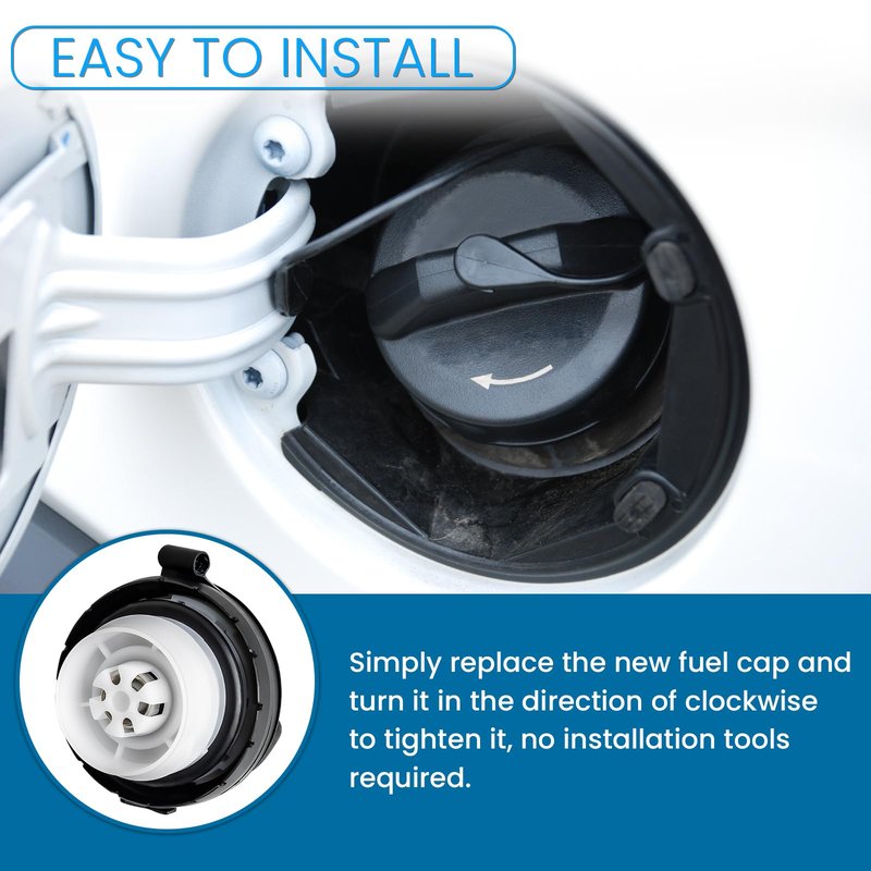 Bularie Gas Cap 17251-3JA0A Compatible With Nissan Pathfinder, Infiniti QX60 JX35 Car - Fuel Filler Cap Fit for Nissan Altima Frontier Murano Versa, Infiniti Fuel Tank, Replace 17251-9BD0E 17251-1VZ0D