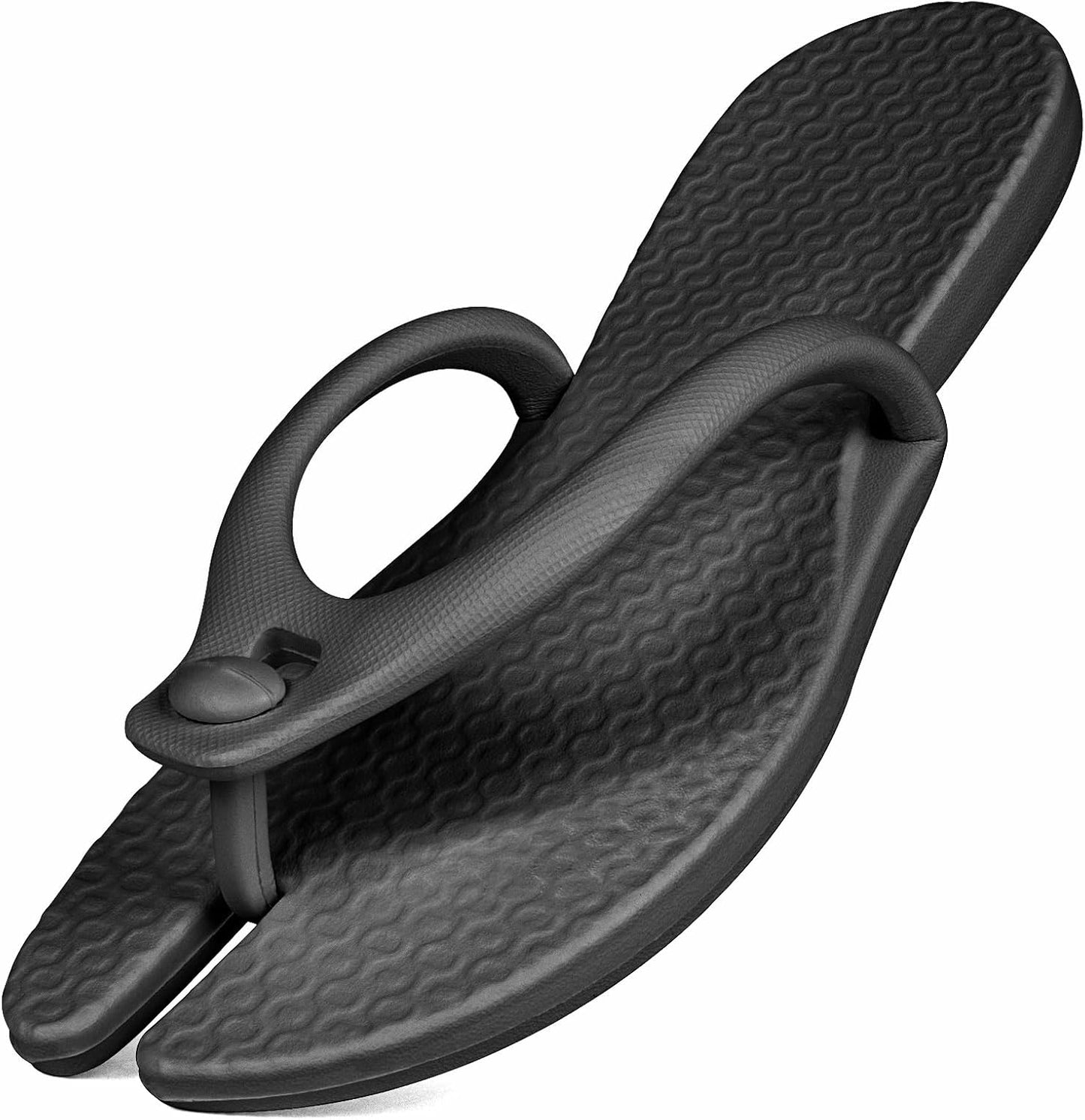 Foldable Travel Flip-Flops - Soft Non-Slip Shower Slides for Beach, Gym & Spa | Quick Dry Summer Sandals