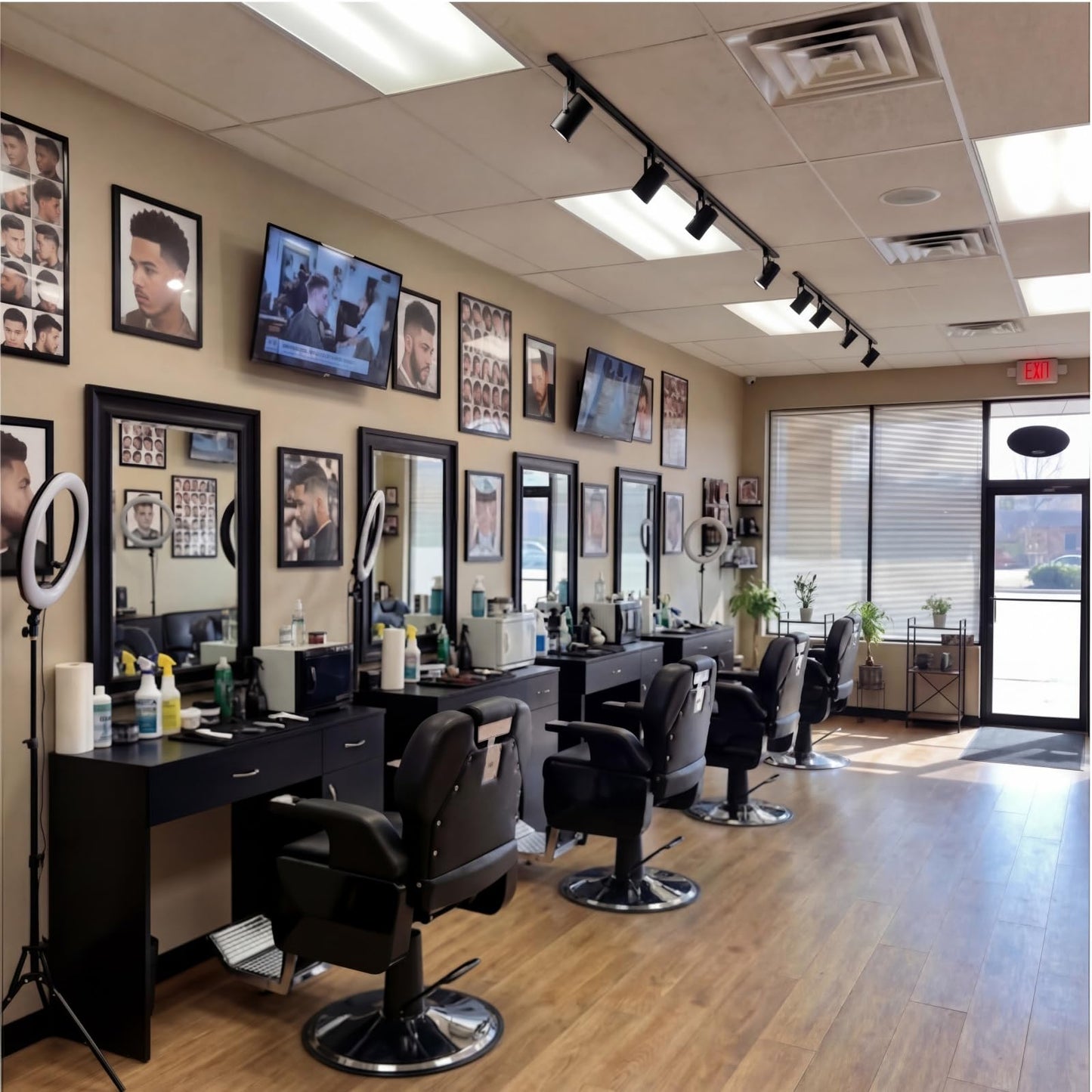 Artist hand Professional Barber Chair, All Purpose Reclining Salon Chair