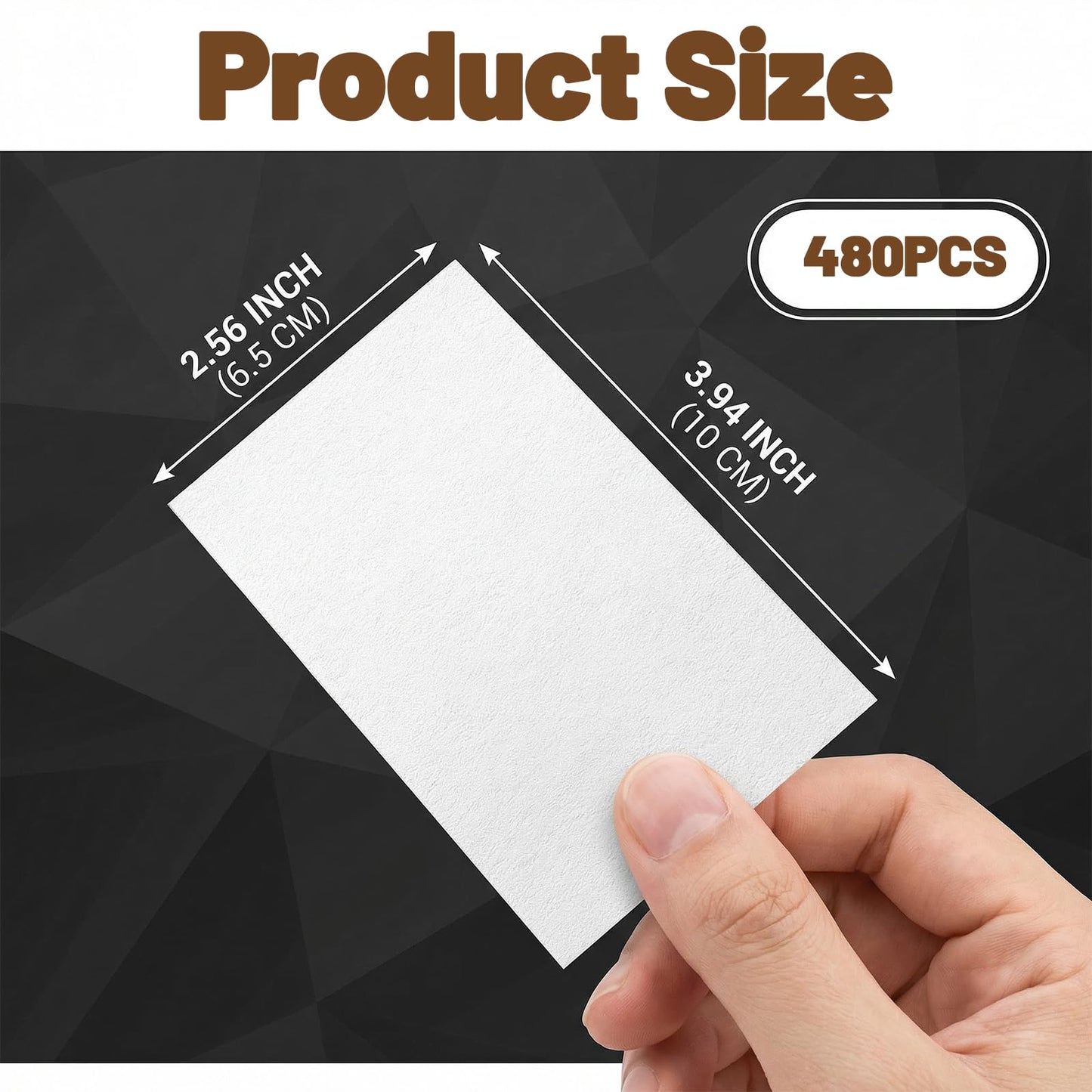 Mabor 480Pcs Perm Papers for Hair, Heat-Resistant End Tissue for Hair Perm, Disposable Curling Paper for Salon Shop