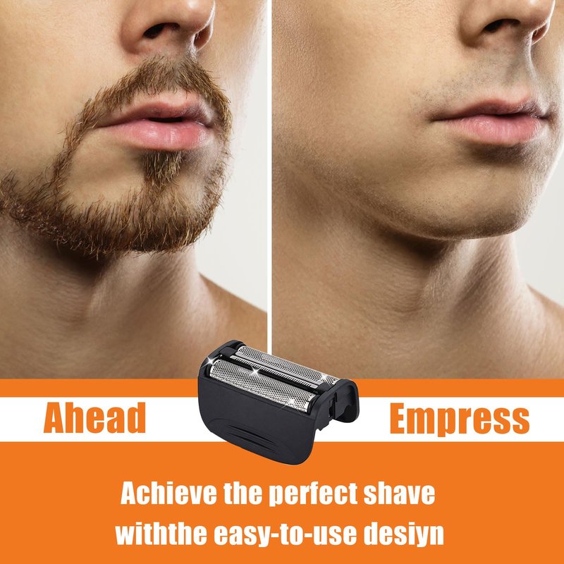 2PACK（BLACK）Replacement Head and Cutter Assembly Compatible with Remington PF7400, PF7500, and PF7600 Foil Shavers