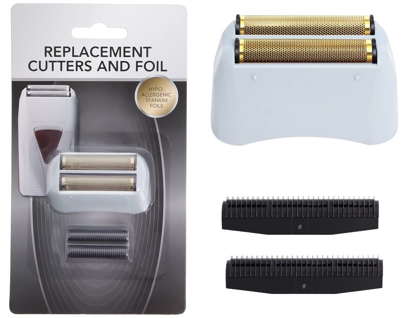 3 Pack Pro Replacement Foil and Cutters Compatible with Andis 17150(TS-1)/17155/17200 for ProFoil & Lithium Shaver, Golden