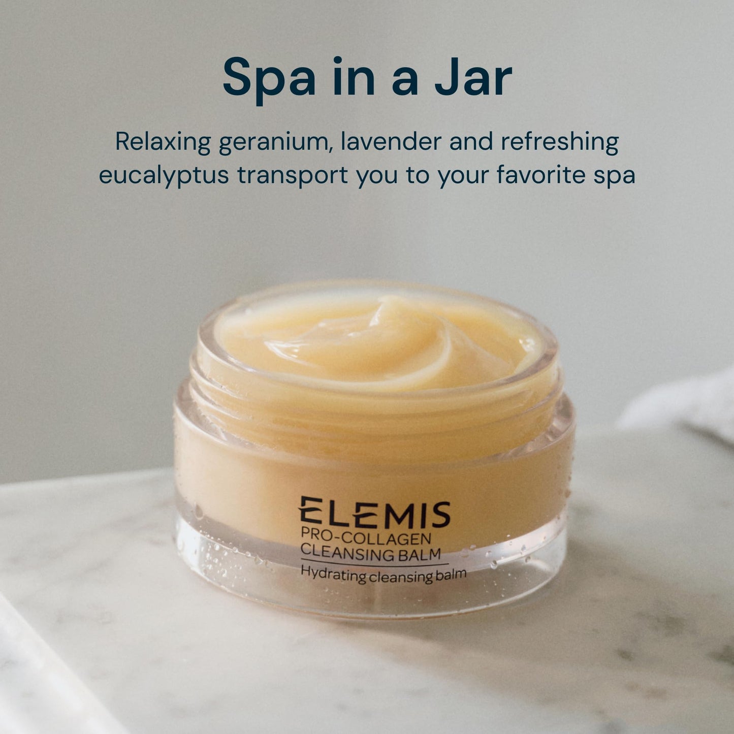 ELEMIS Pro-Collagen Cleansing Balm, 3-in-1 Facial Cleanser, 20g Travel Size