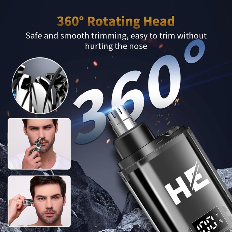 Hair Clippers for Men Professional, Cordless Complete Barber Kit with Electric Hair Clipper T-Blade Beard Trimmer Foil Shaver Nose Trimmer, Men's Hair Cutting Grooming Kit, 8 Guide Combs, Barber/Home