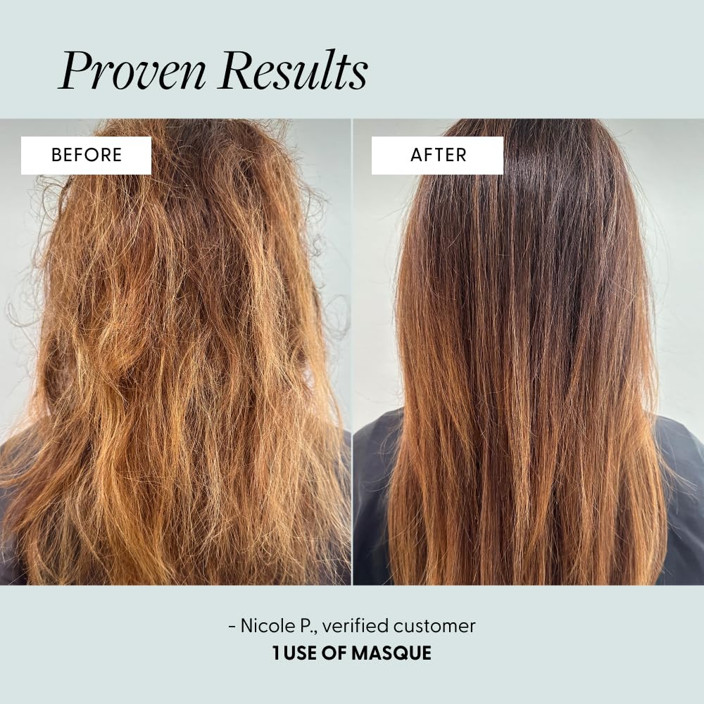 Arey Masque Deep Conditioner & Hair Mask | Deep Hydration for Medium to Coarse Hair | Reduces Breakage, Tames Frizz, Restores Softness & Shine | Shea butter, Silicone-Free, Vegan (6.76 Fl Oz)