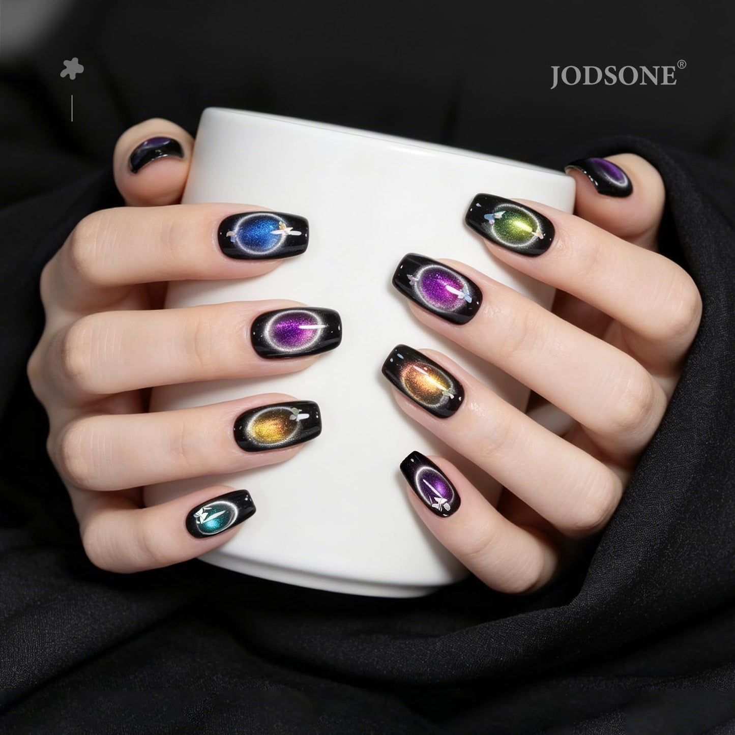 Cat Eye Magnet Ring for Nails - Strong Hollow Circle Tool for Black Hole & Halo Effects | Precision DIY Gel Polish