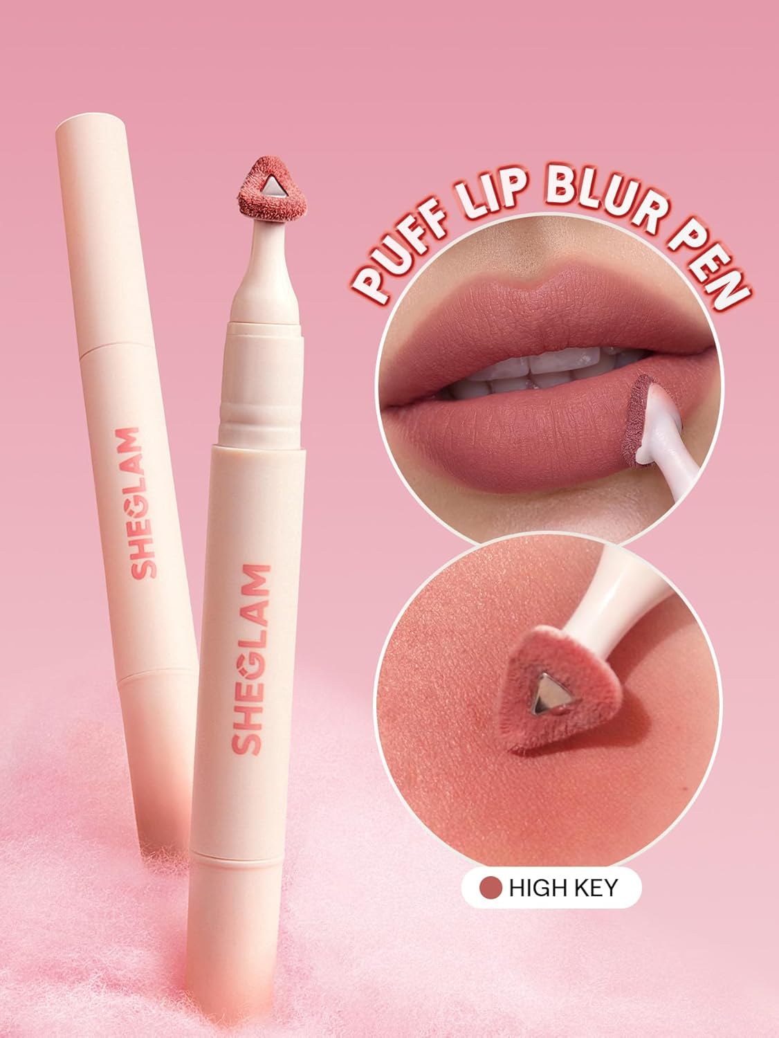 Marshmallow Puff Lip Blur Pen | Matte Lipstick for Long-Lasting Hydration - 111 High Key
