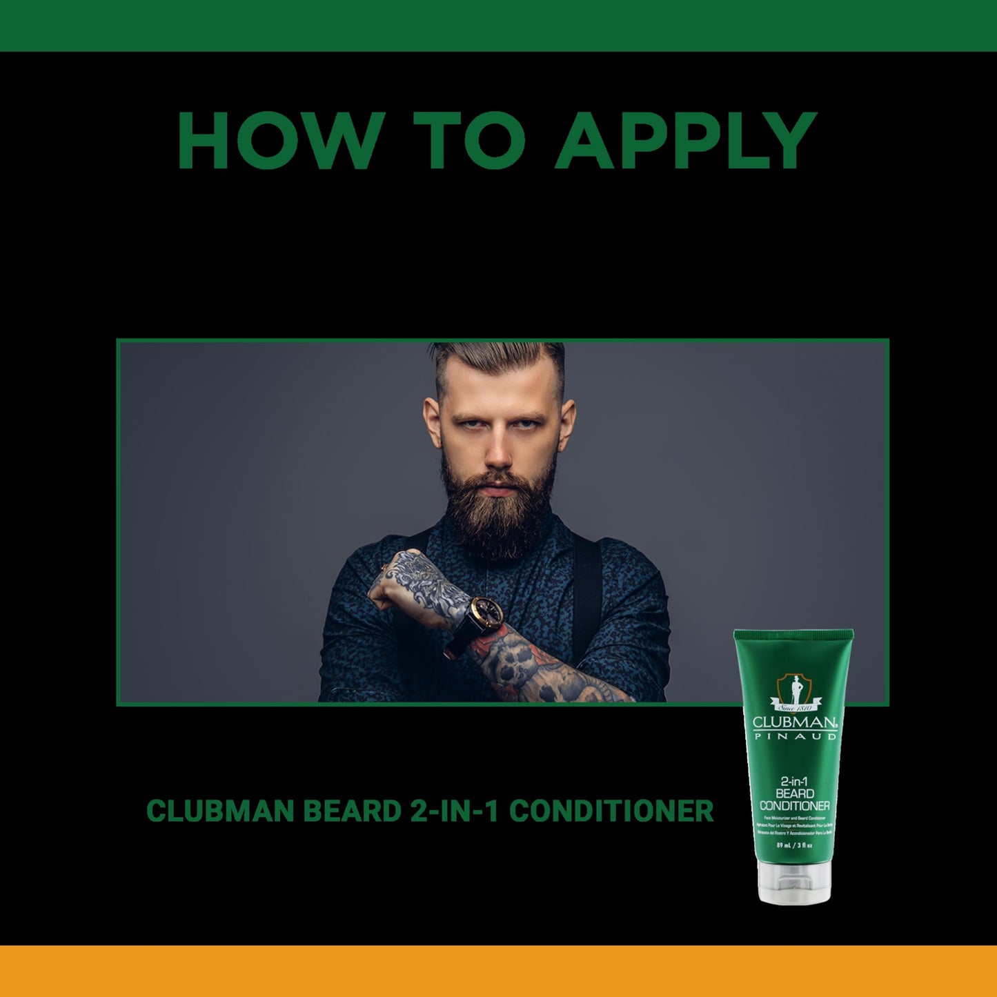 Clubman Pinaud Beard Balm – Conditioning Beards Styler for Men, Strong Hold, Softens & Shapes Facial Hair, Moisturizing Formula for Smooth, Healthy Grooming, 2 oz