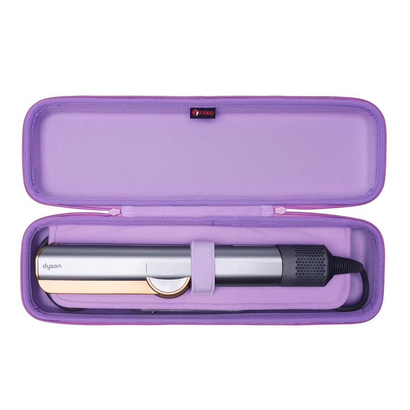XANAD Hard Case Compatible with Airstrait/Corrale Styler Straightener - Hair Straightening Irons Case,Purple