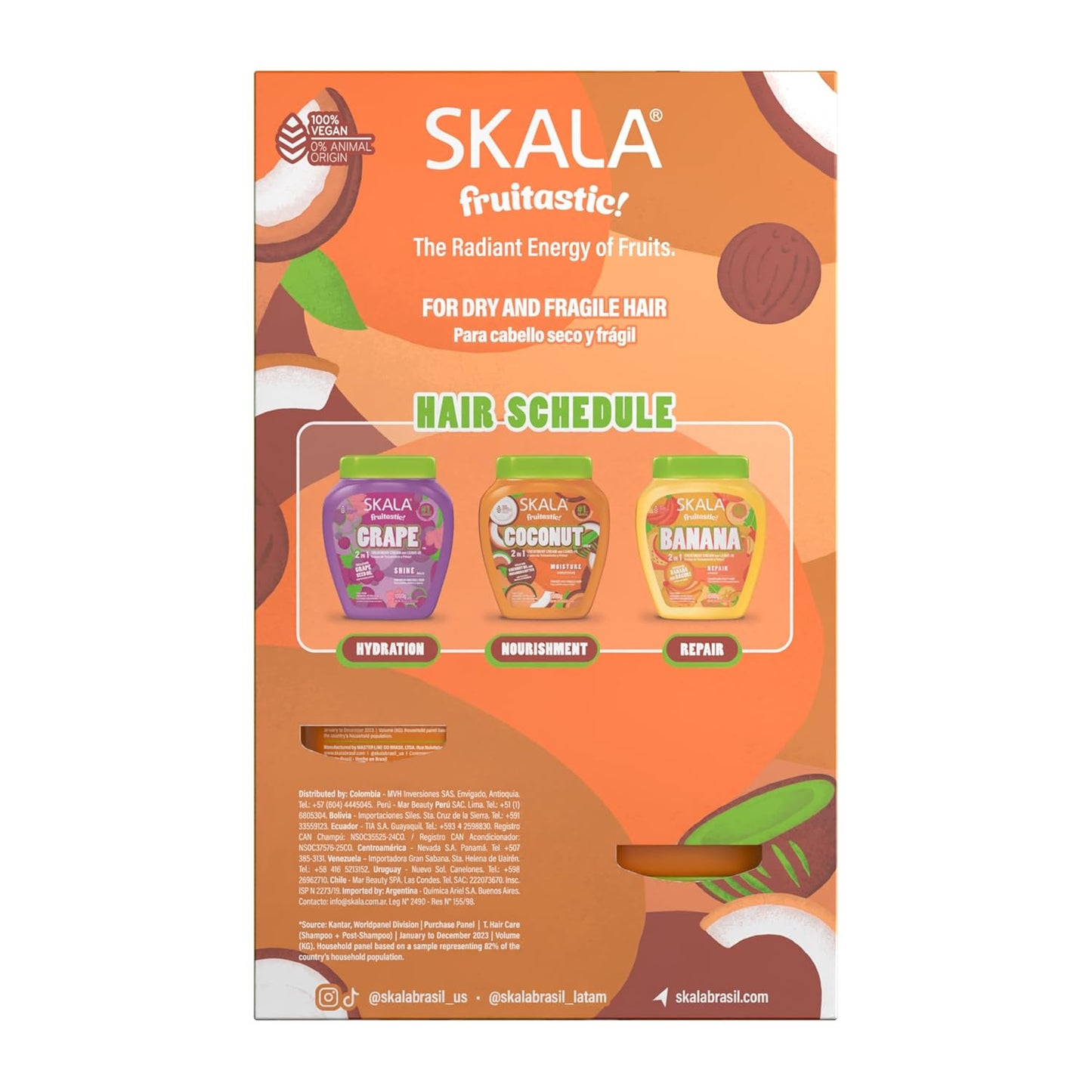 Skala Coconut Shampoo & Conditioner Set - Nourishing Hair Care | 325ml