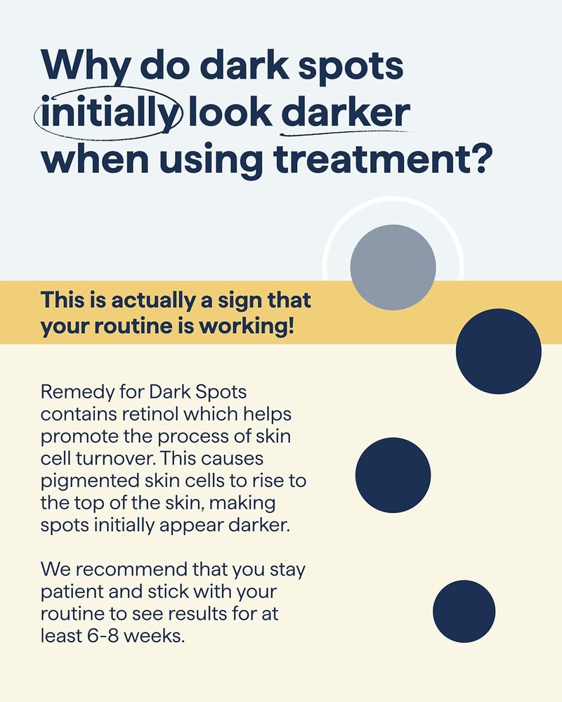 Advanced Discoloration Correcting Serum - Dark Spot Remedy with Retinol & Kojic Acid | Fragrance-Free, 1fl oz