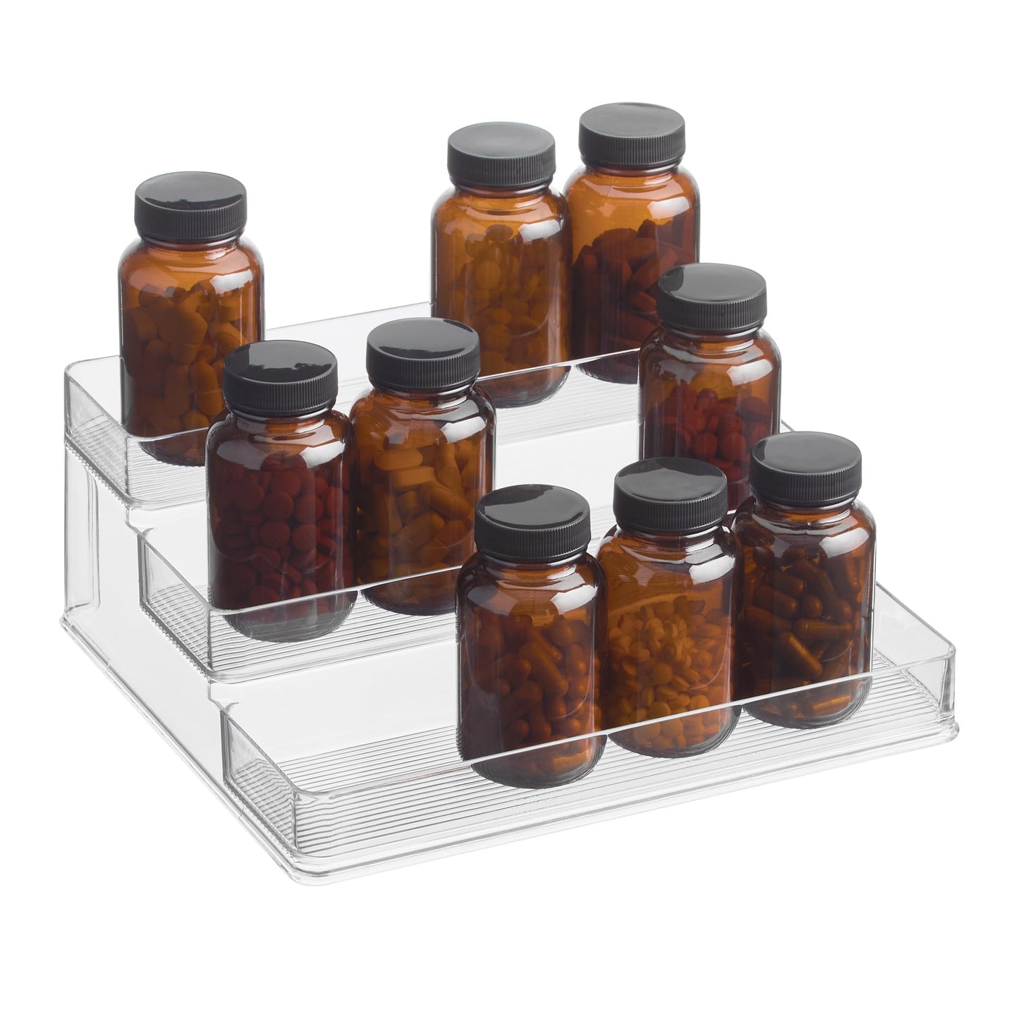 iDesign Nail Polish Organizer, 3-Tier Clear Display Stand