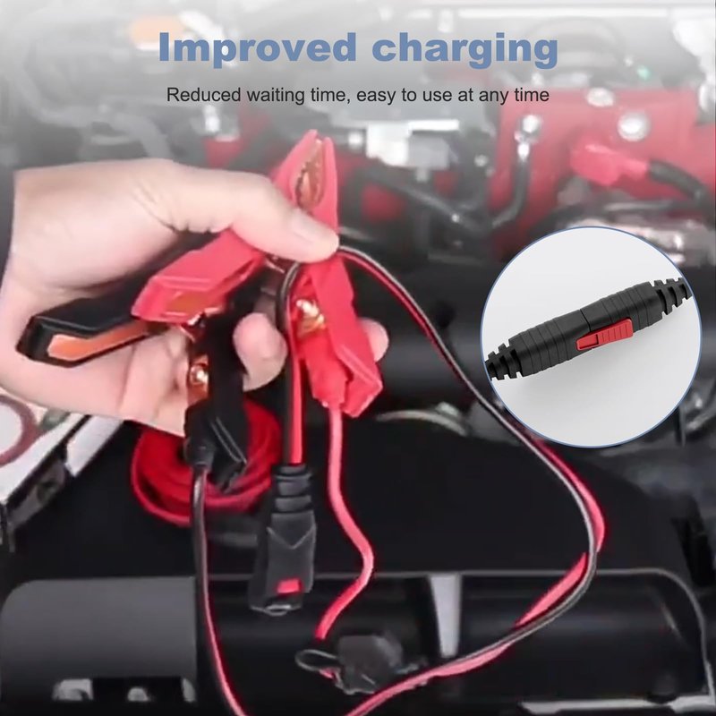 SGEOYPIL GC004 X-Connect Extension Cable Accessory for NOCO Genius Smart Battery Chargers 10FT Automotive Wires Harness