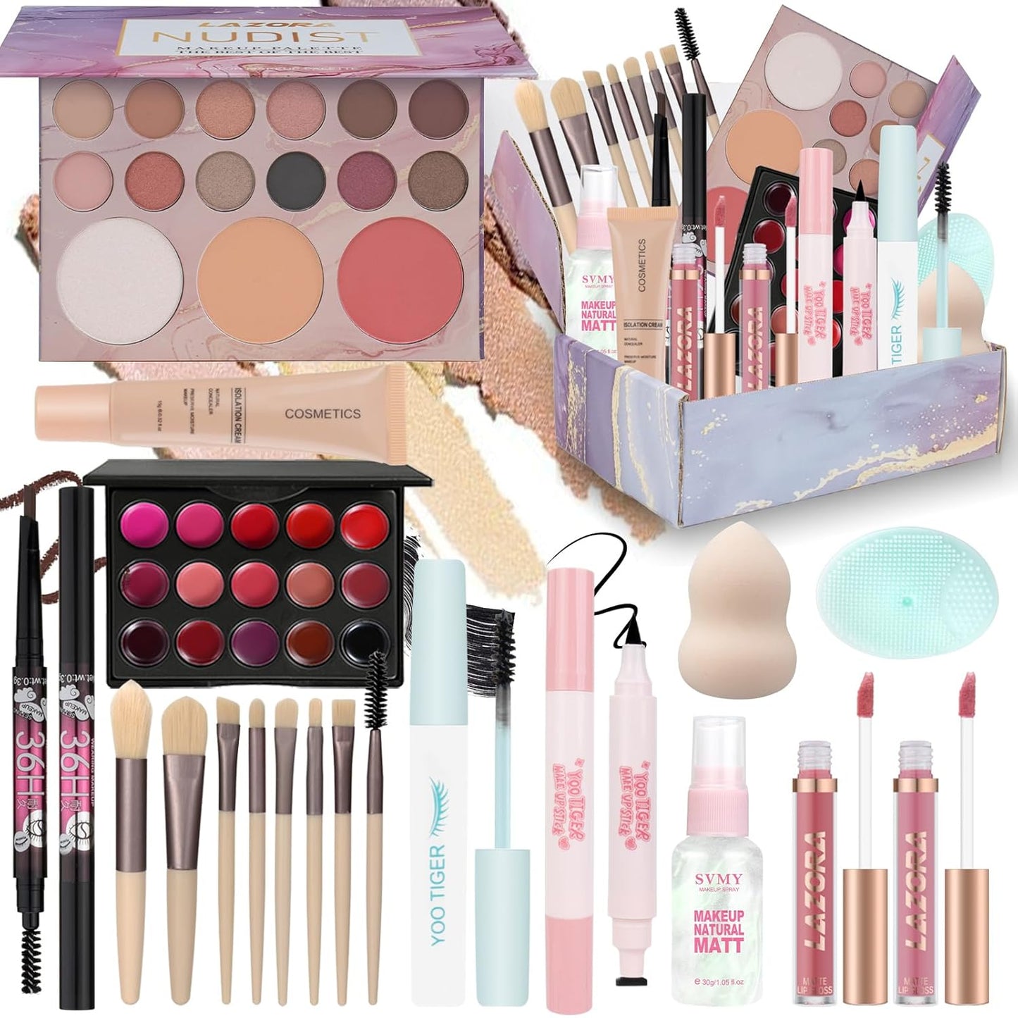 Makeup Kit for Teens & Women - Complete Makeup Set with Essential Tools | Perfect Gift for Beginners