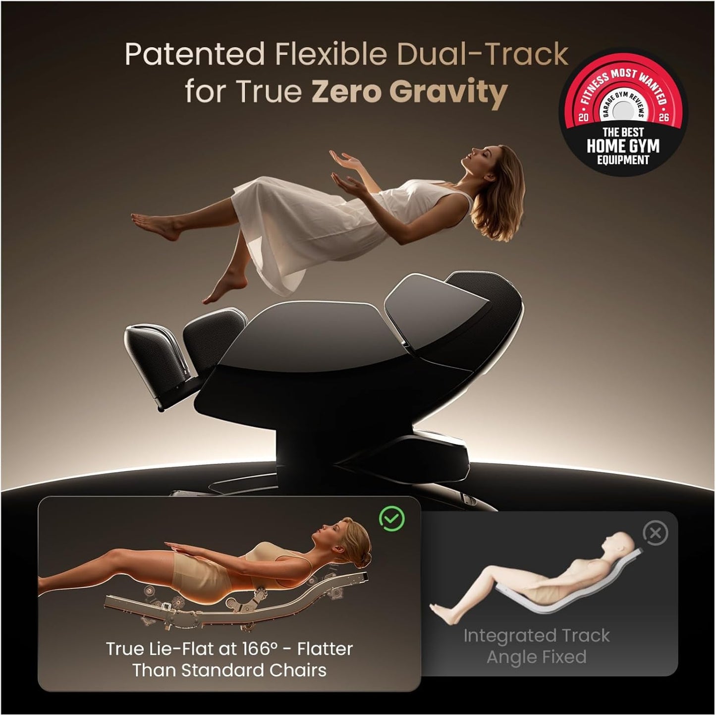 iMaster Pro 4D Full Body Massage Chair - Zero Gravity SL-Track Recliner with Voice Control & Heat | Ideal for Tall Users