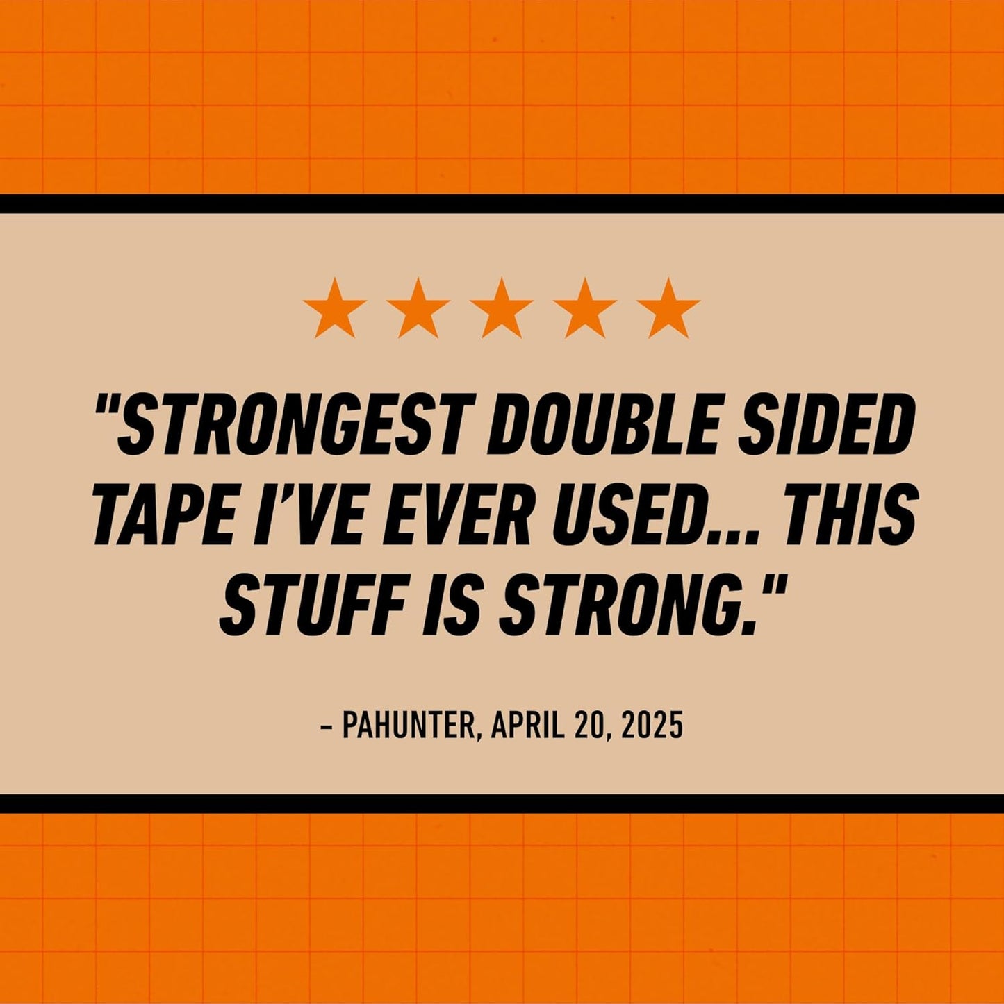 Gorilla Heavy Duty Double-Sided Mounting Tape - Weatherproof Black Adhesive, 1" x 120" for Indoor/Outdoor Use